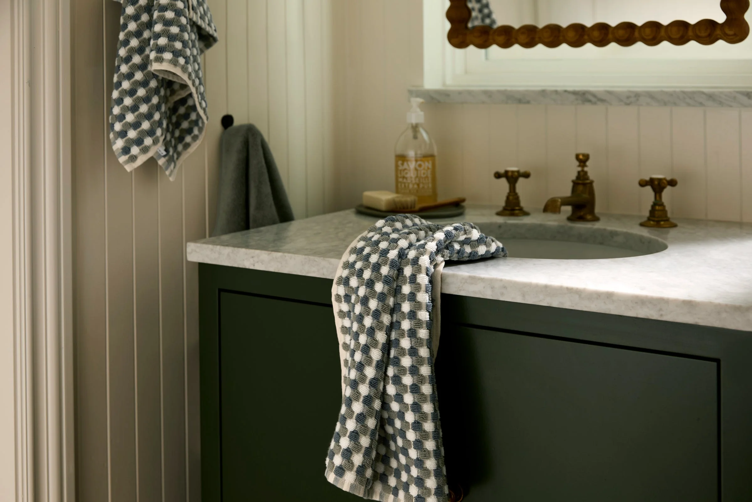 2+2 Organic Mosaic Bath Bundle - Moss and Dusk - Image 5