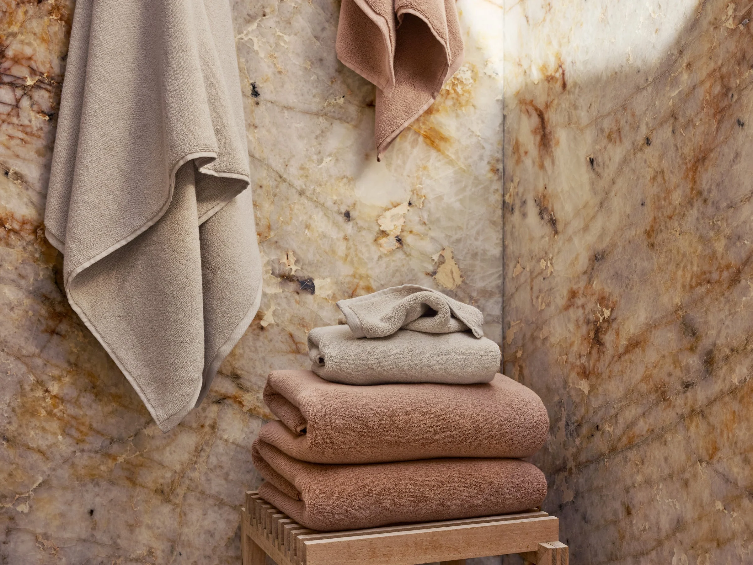 2+2 Organic Plush Bath Bundle - Bone - Image 5