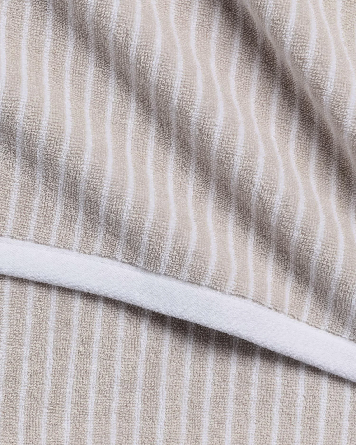 2+2 Pinstripe Bath Bundle - Bone and White - Image 3