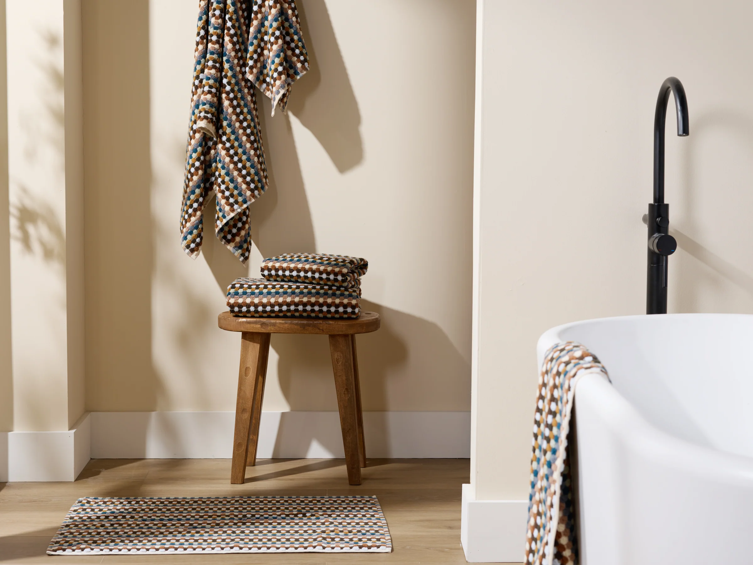 2+2 Organic Mosaic Bath Bundle - Multi - Image 4