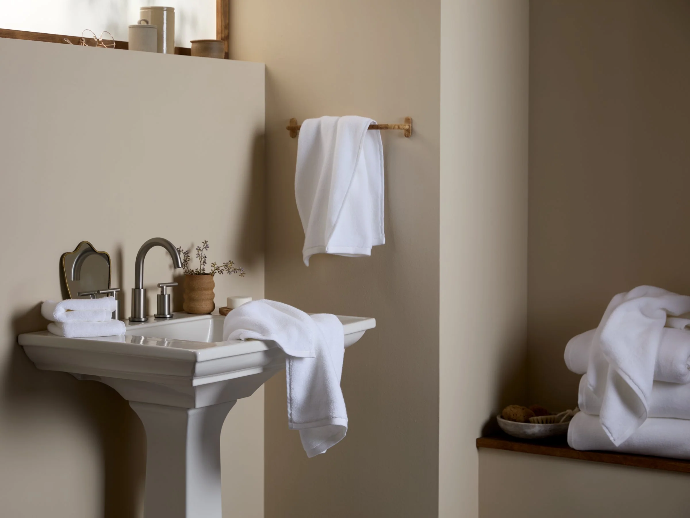6+6 Organic Plush Bath Bundle - White - Image 2