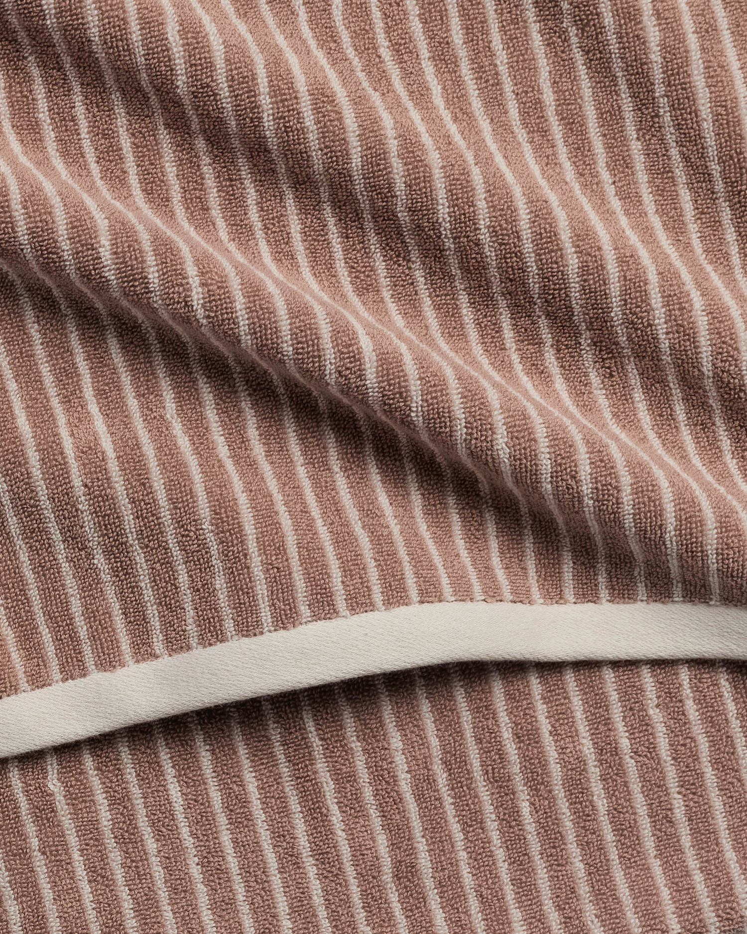 6+6 Pinstripe Bath Bundle - Adobe and Alabaster - Image 3