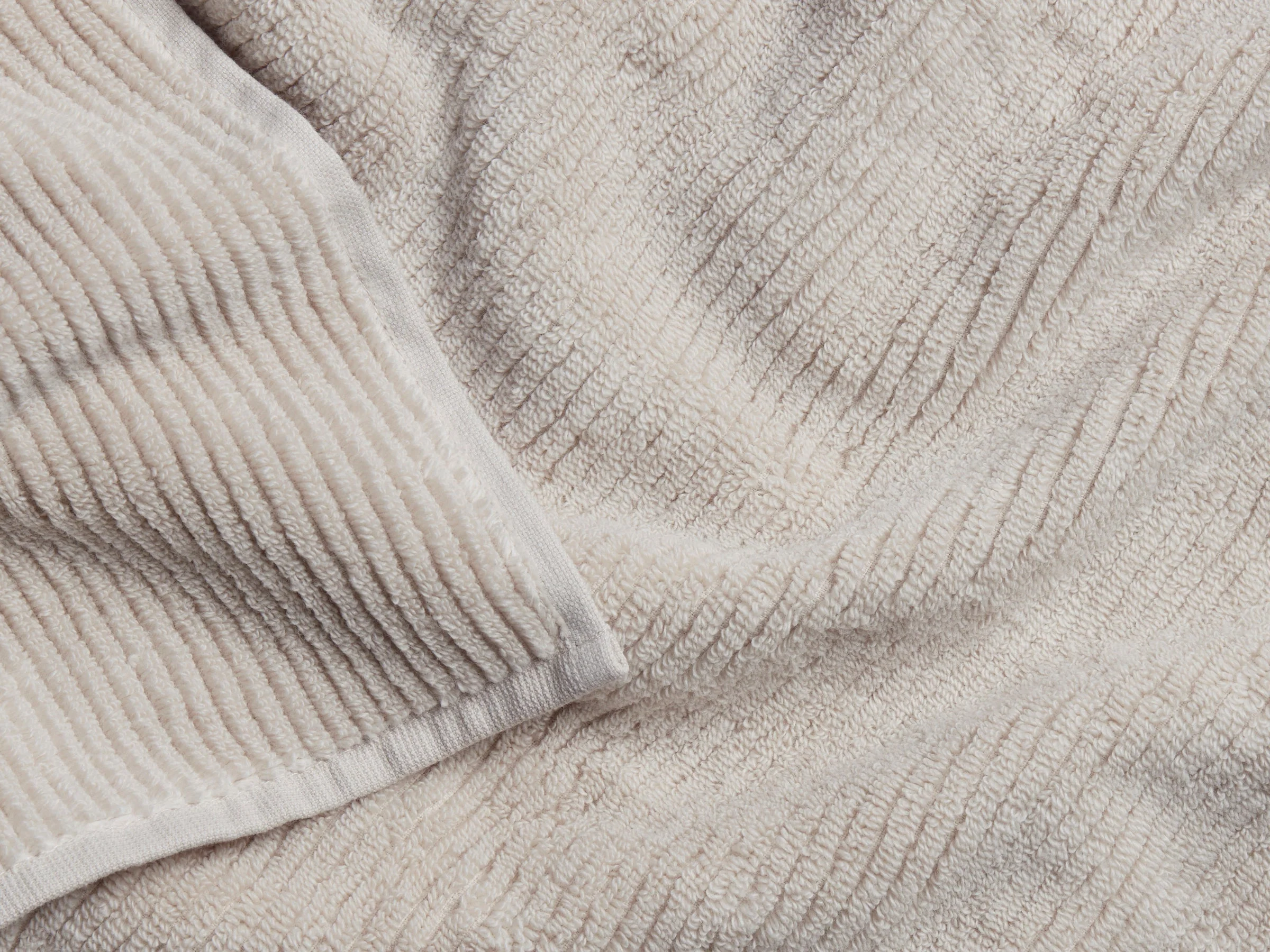 6+6 Soft Rib Bath Bundle - Bone - Image 3