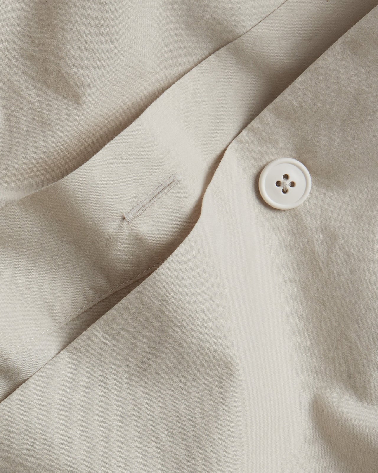 Brushed Cotton Duvet Cover (Bone) - Image 3