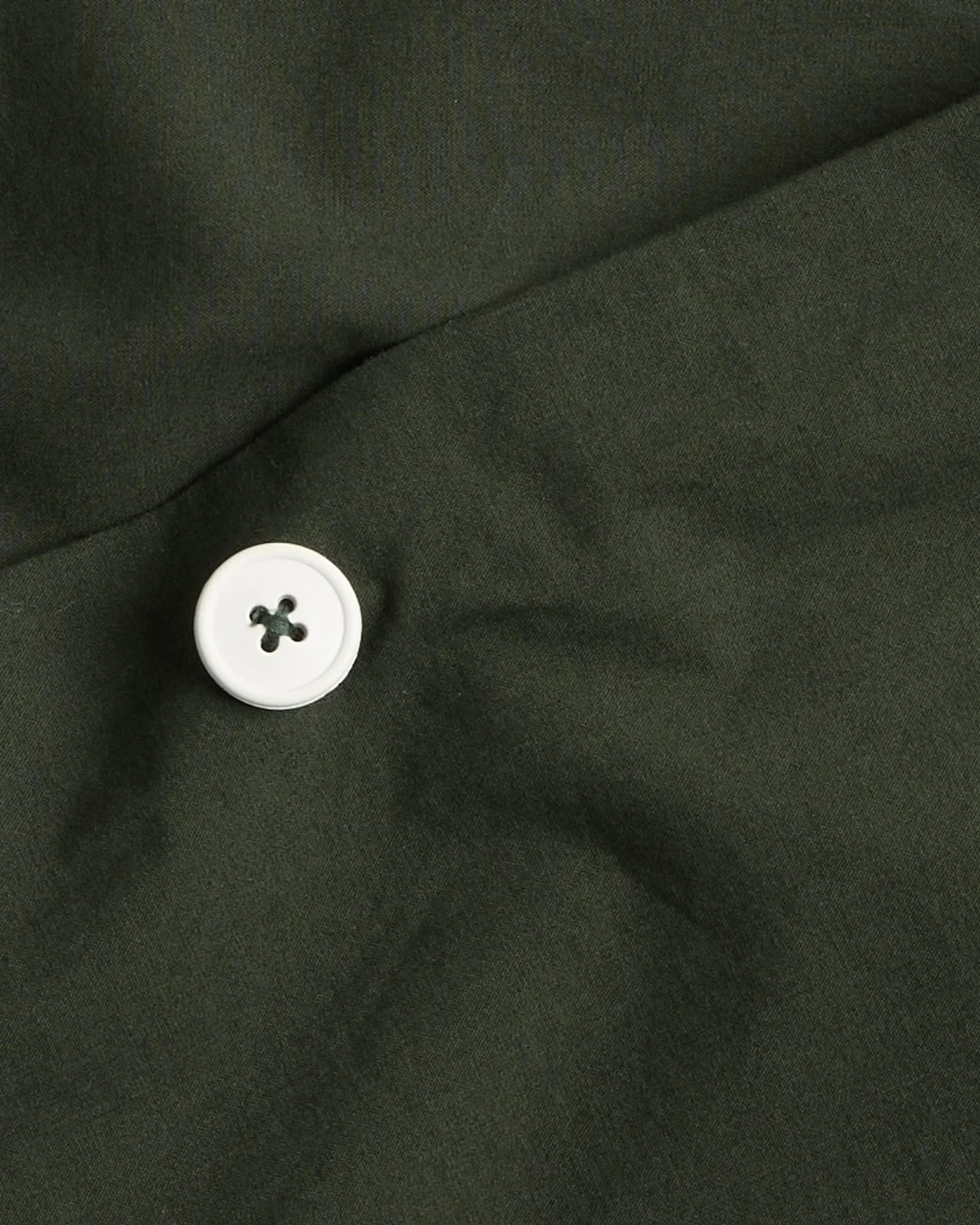 Brushed Cotton Duvet Cover (Evergreen) - Image 3