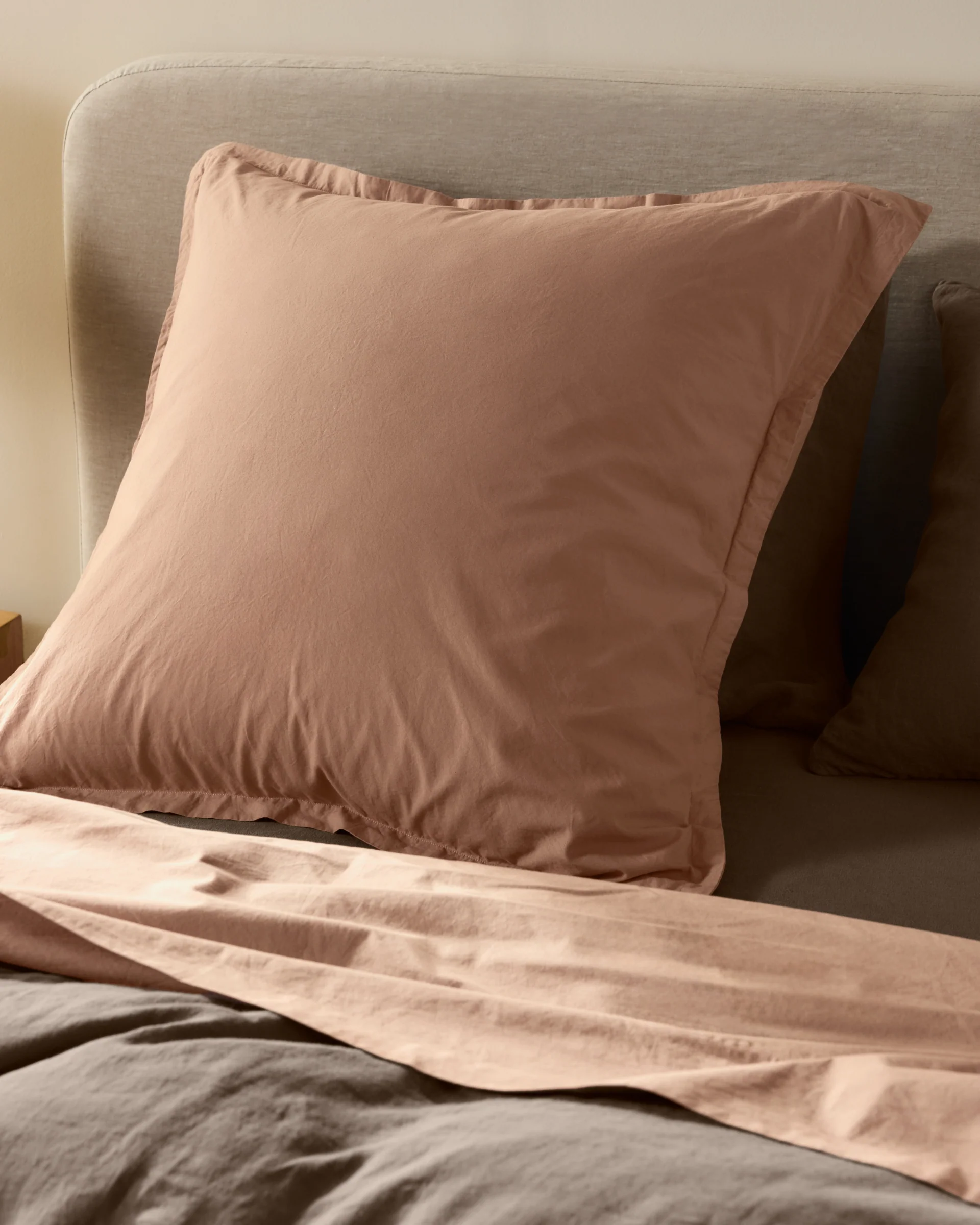 Brushed Cotton Euro Sham (Adobe) - Image 2