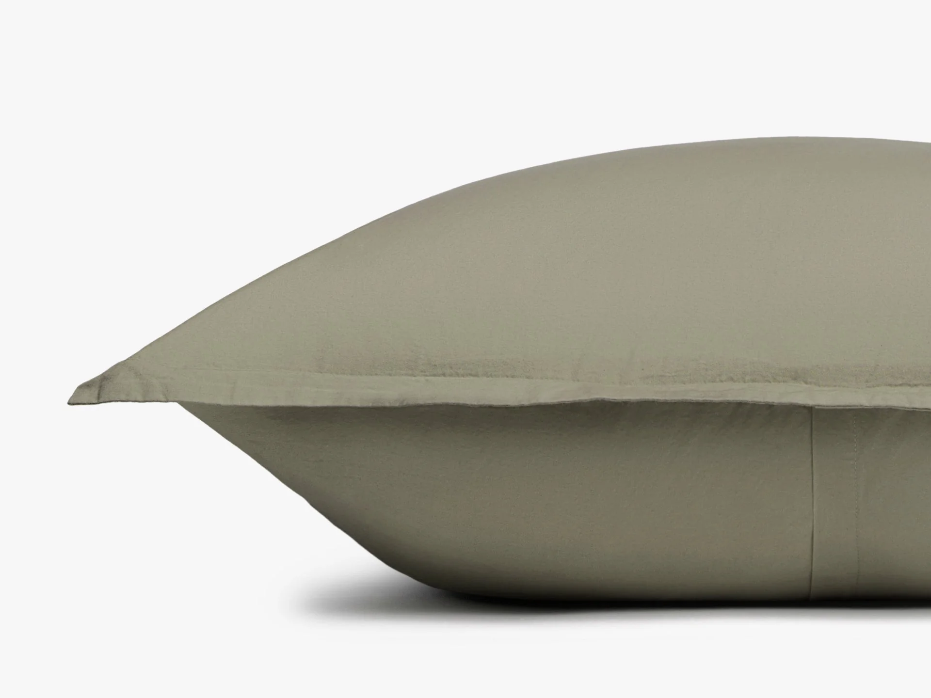 Brushed Cotton Euro Sham (Moss) - Image 4