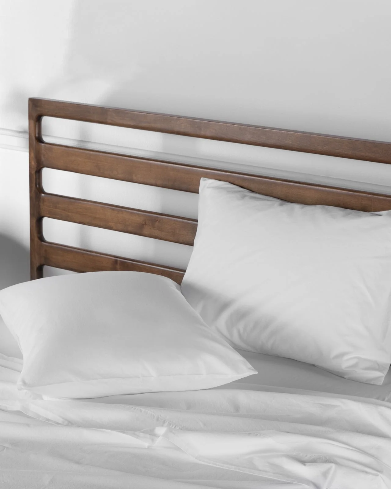 Brushed Cotton Pillowcase Set (White) - Image 2