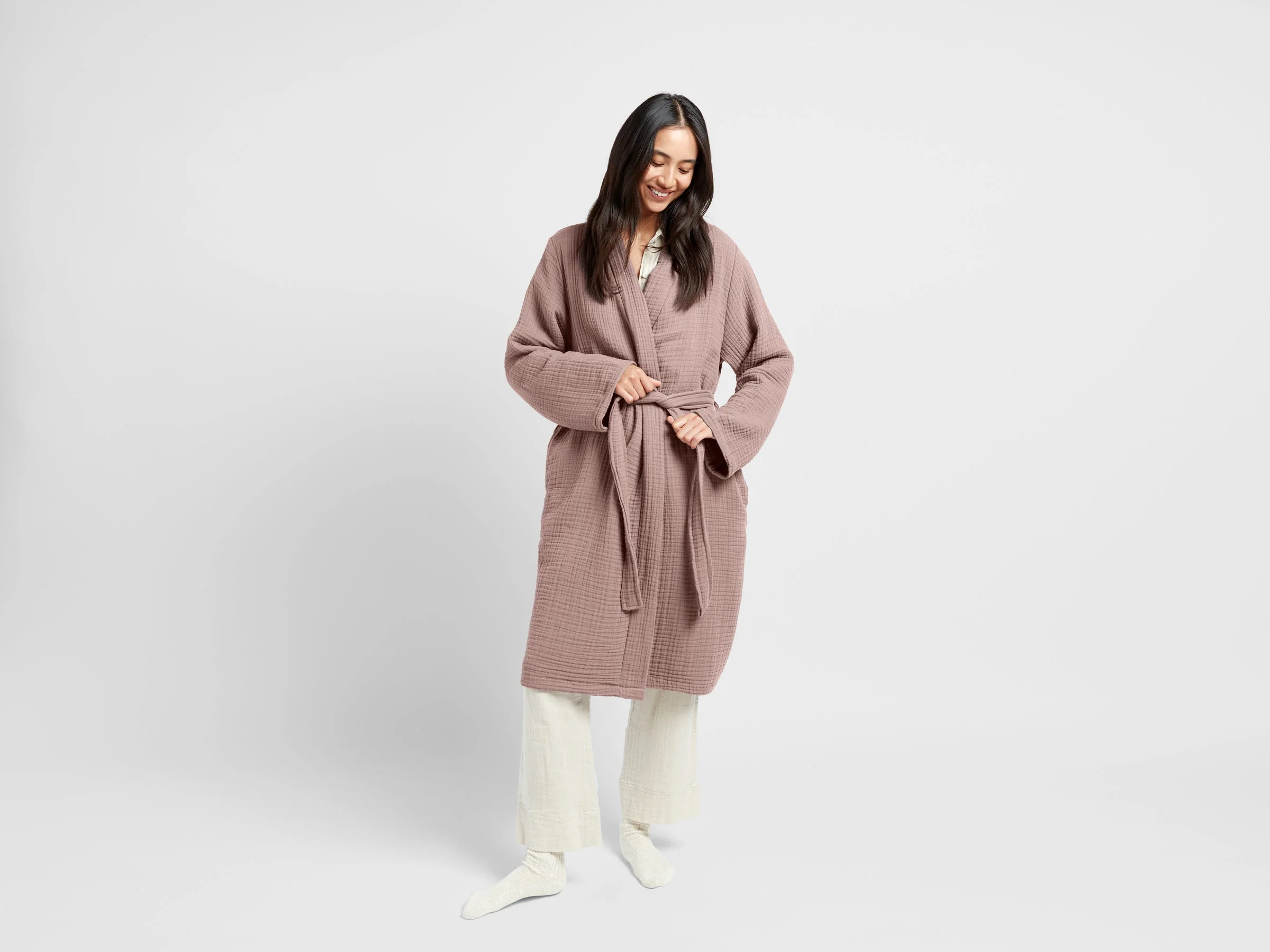 Cloud Cotton Robe (Clover) - Image 7