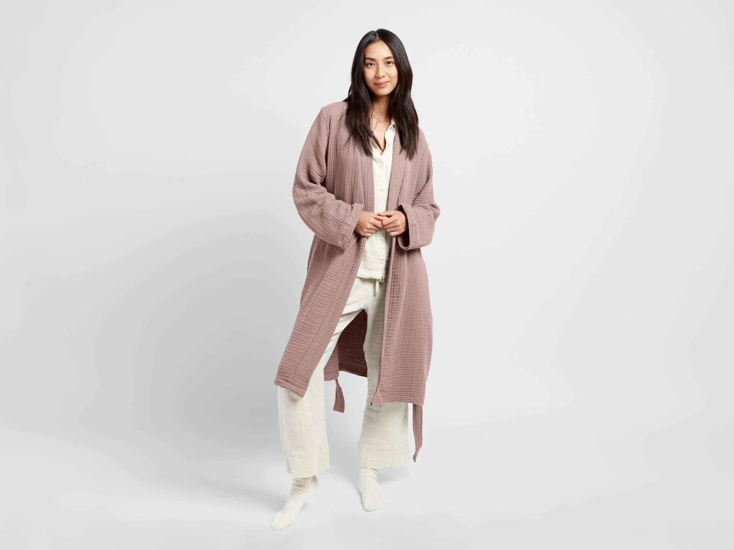 Cloud Cotton Robe (Clover) - Image 8