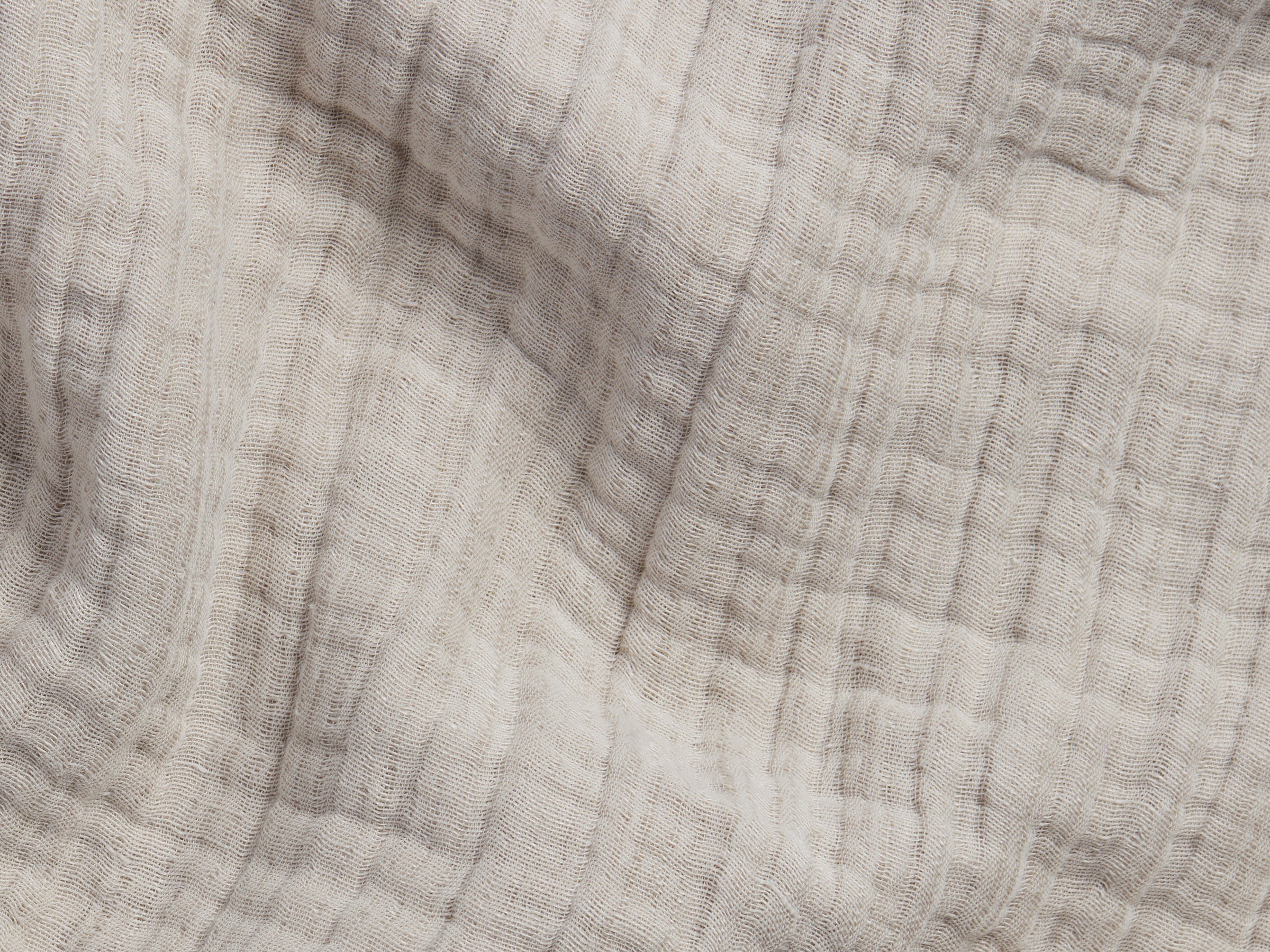 Cloud Linen Gauze Throw (Bone) - Image 3