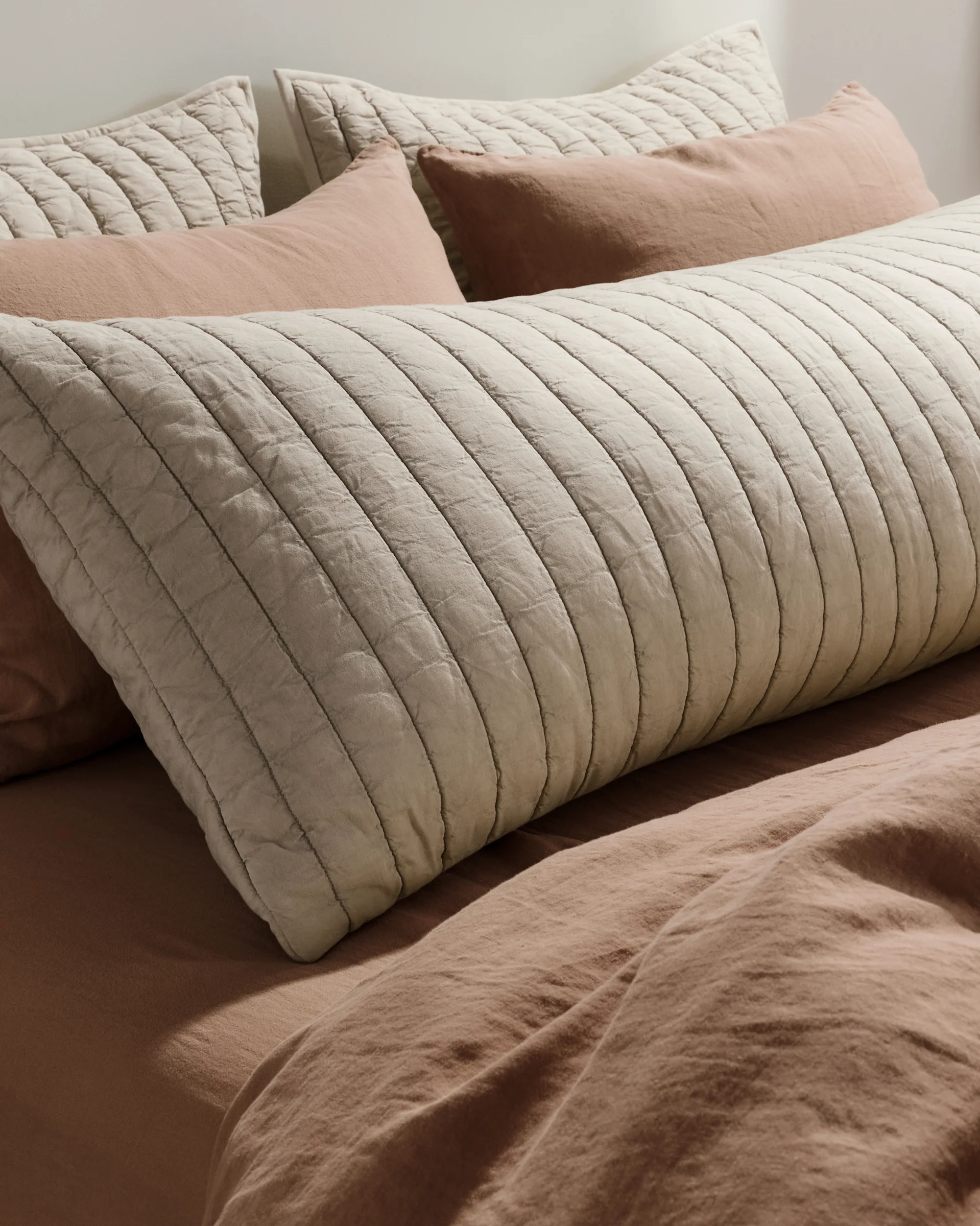 Garment Dyed Channel Body Pillow Cover (Bone) - Image 4