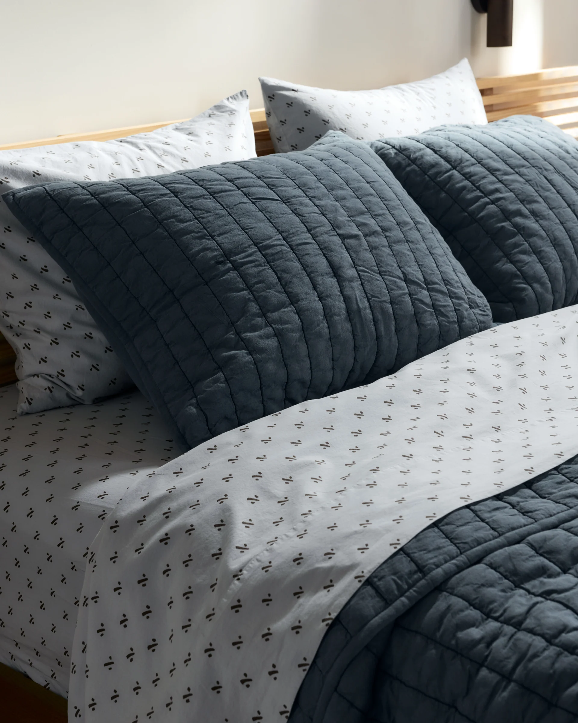 Garment Dyed Channel Sham Set (Dusk) - Image 2
