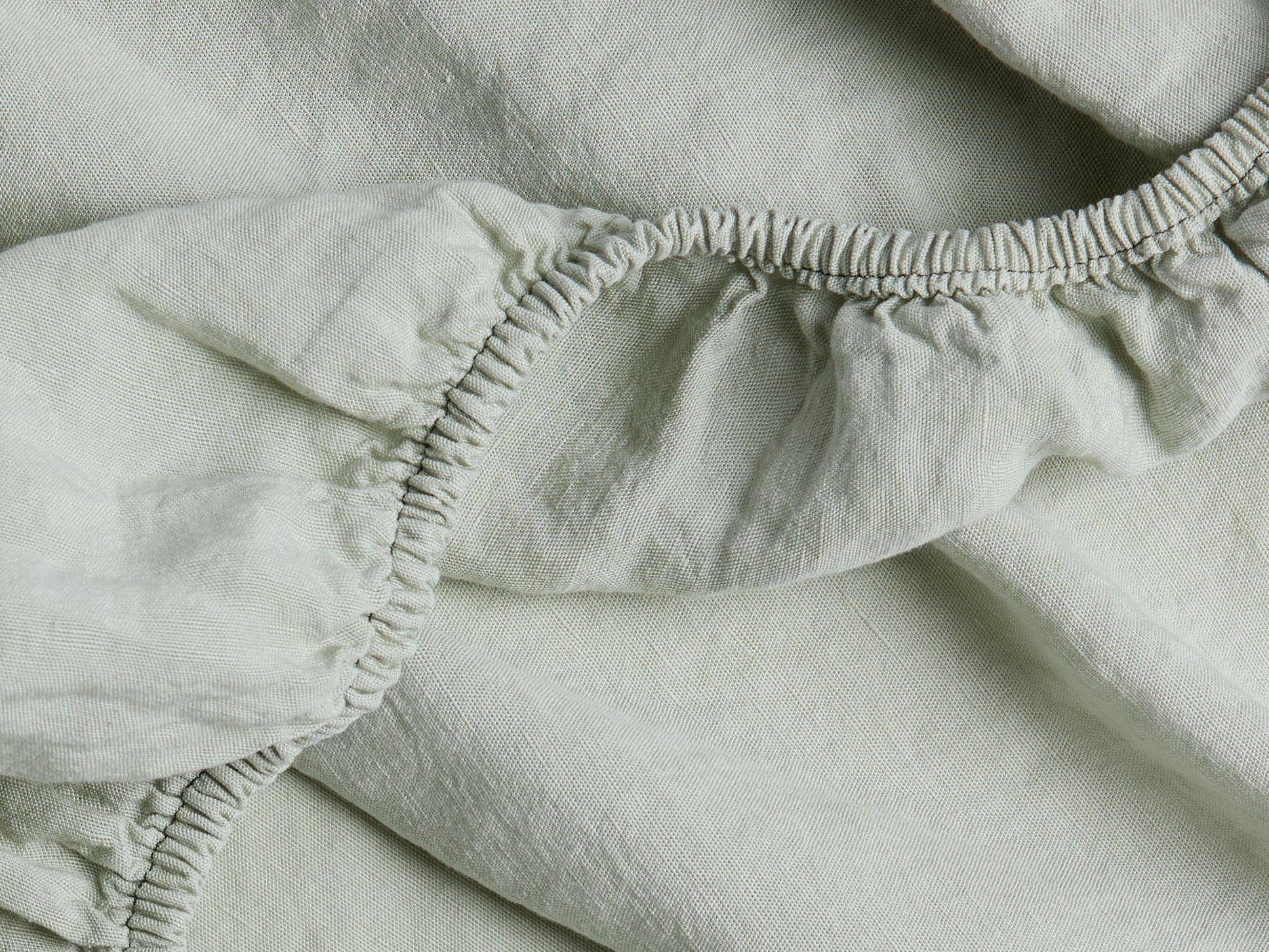 Linen Tencel Fitted Sheet - FINAL SALE (Sage) - Image 3