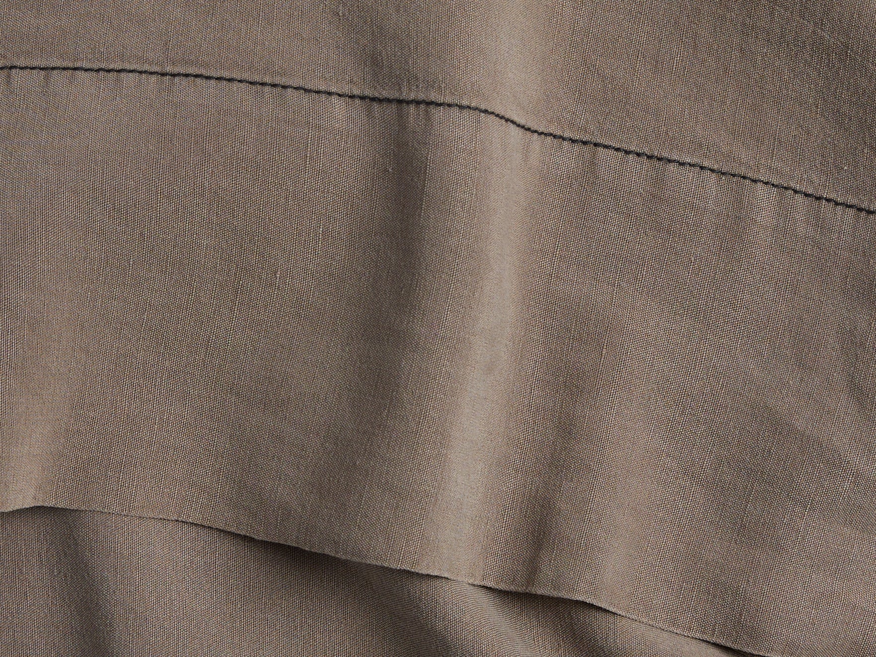 Linen Tencel Top Sheet (Warm Grey) - Image 3