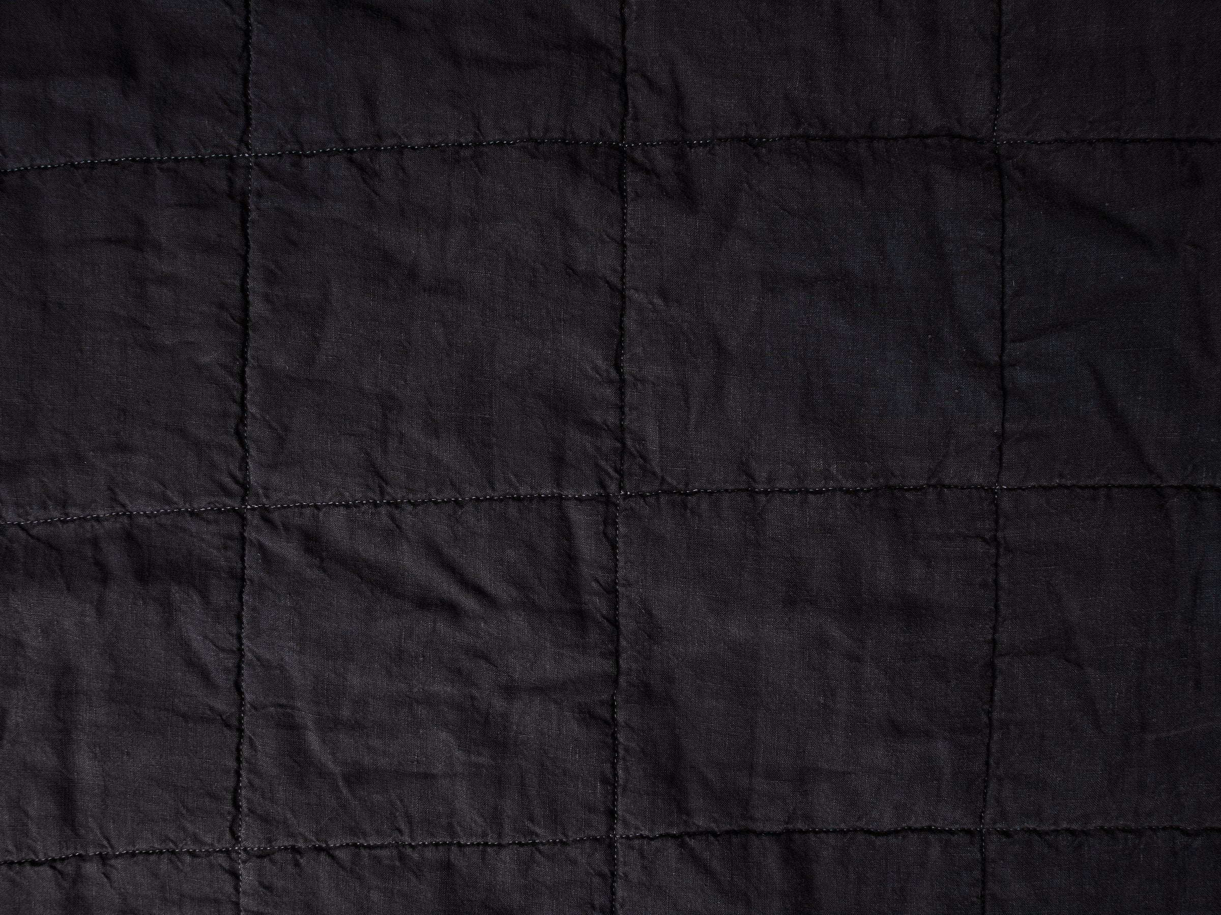 Linen Box Quilt (Coal) - Image 3