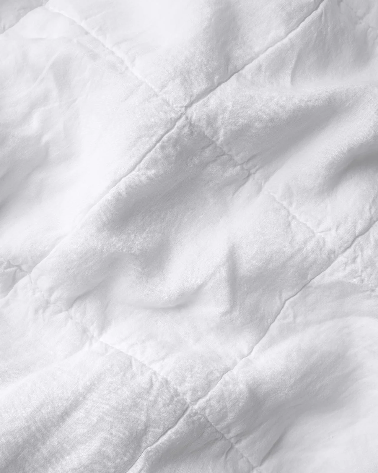 Linen Box Quilt (White) - Image 3