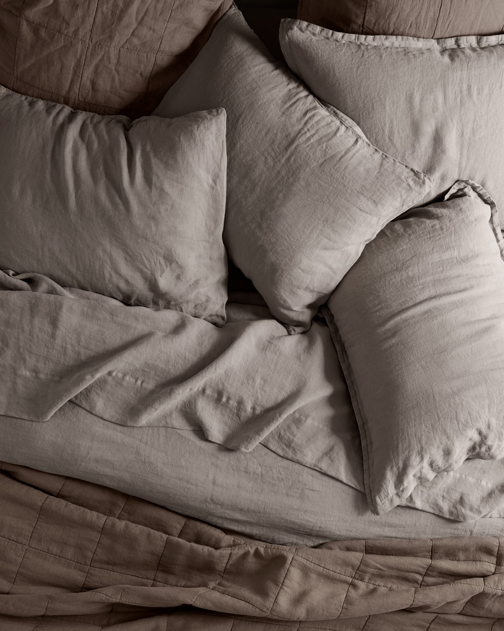 Linen Top Sheet (Pebble) - Image 2