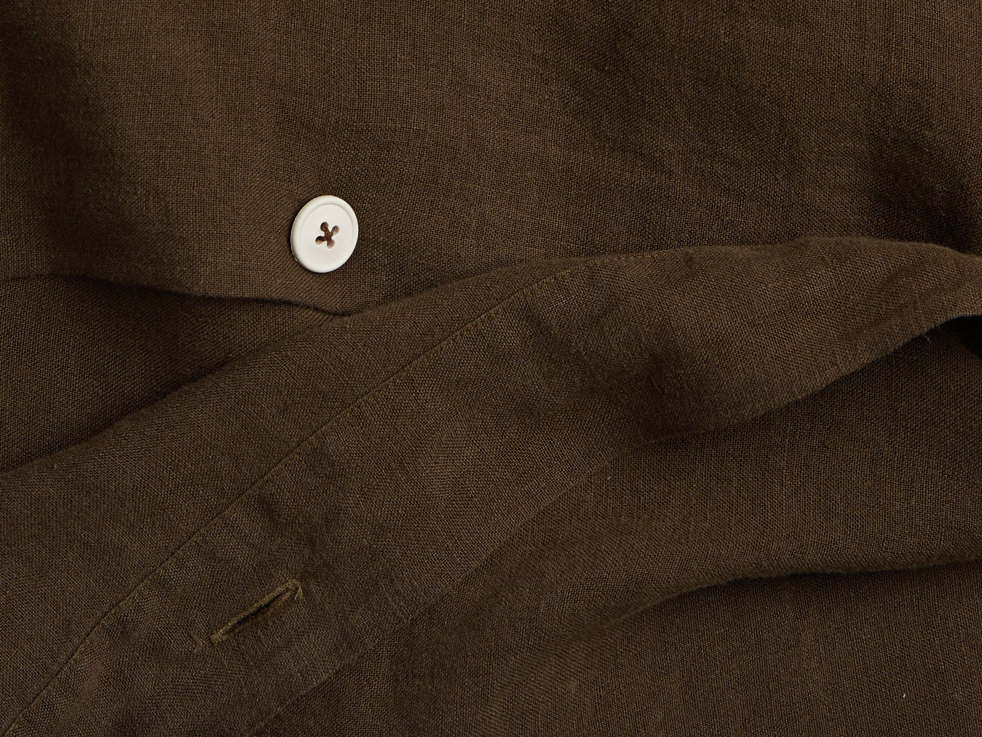 Linen Duvet Cover Set - Java F/Q - Image 3