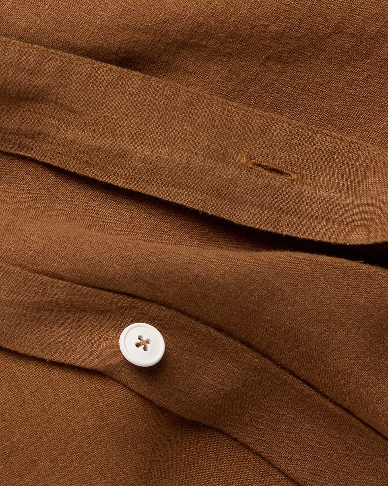 Linen Duvet Cover Set - Tobacco K/CK - Image 3