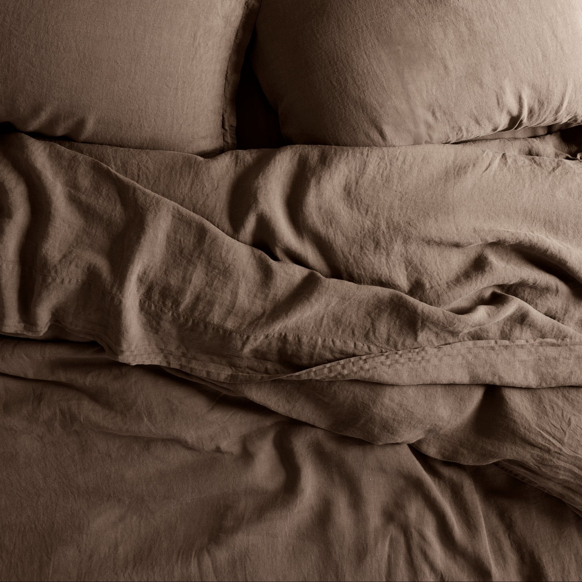 Linen Duvet Cover (Warm Grey) - Image 5