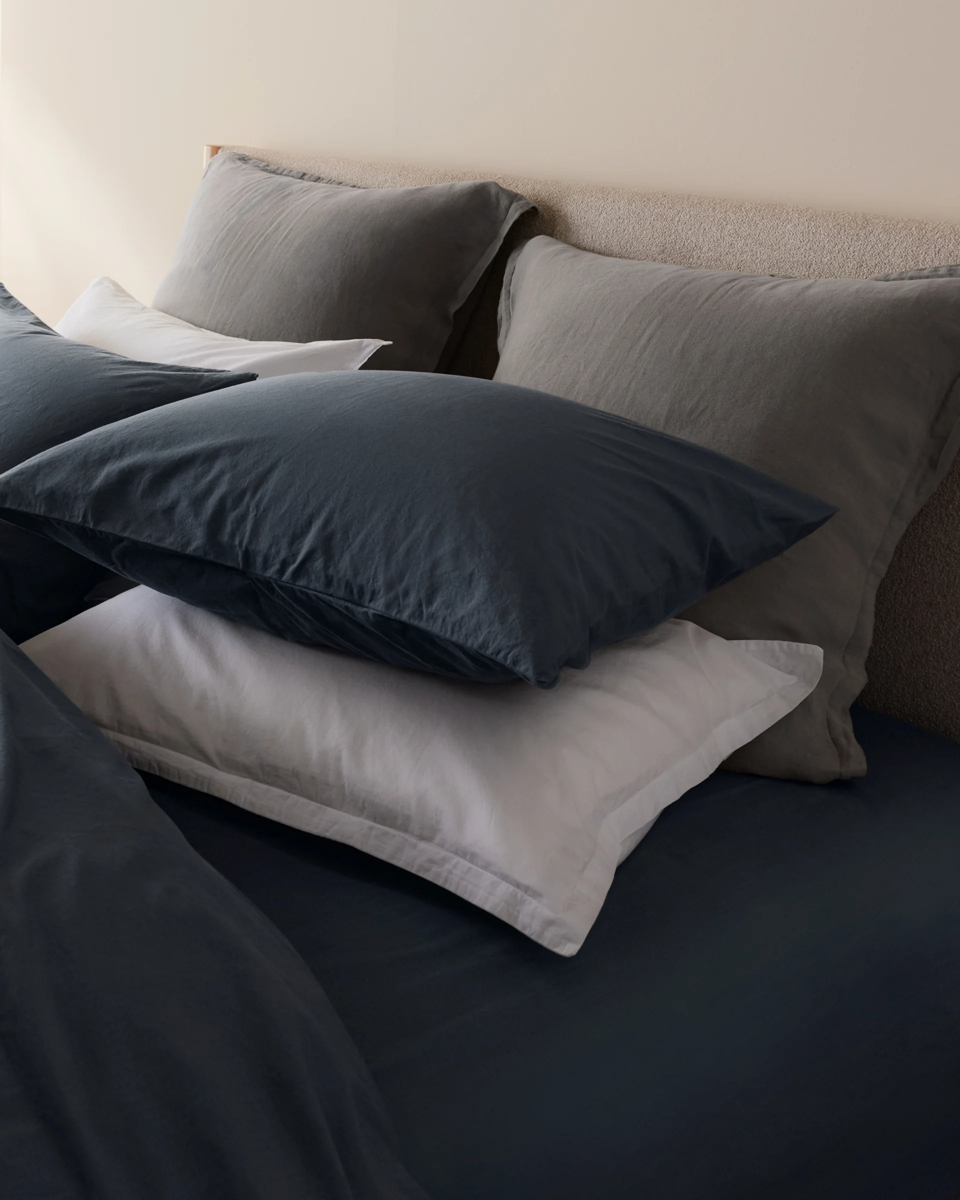 Linen Euro Sham (Pebble) - Image 4