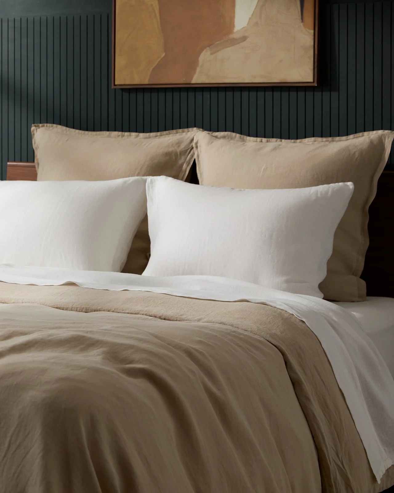 Linen Euro Sham (Toast) - Image 2