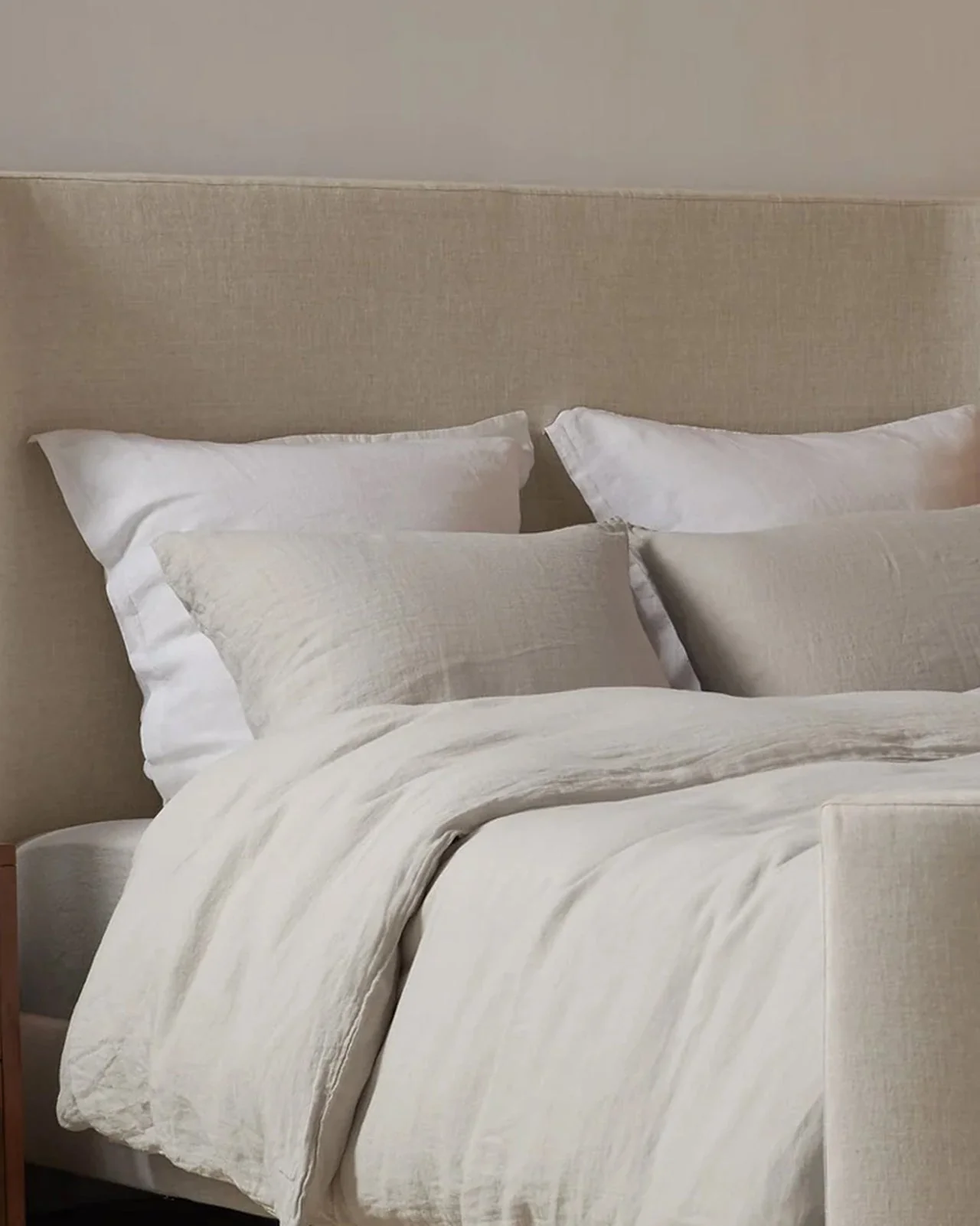Linen Euro Sham (White) - Image 2