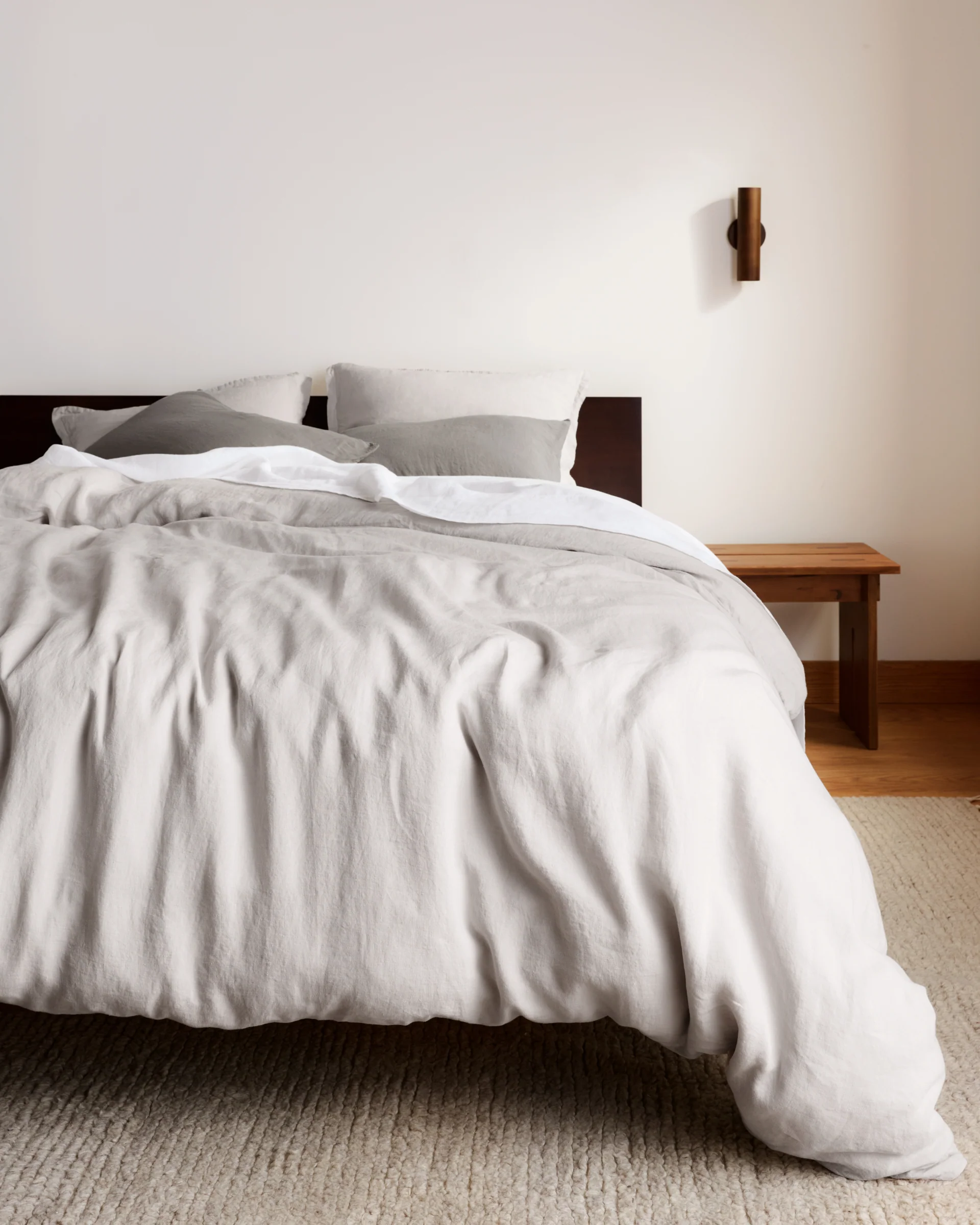 Linen Pillowcase Set (Dove) - Image 5