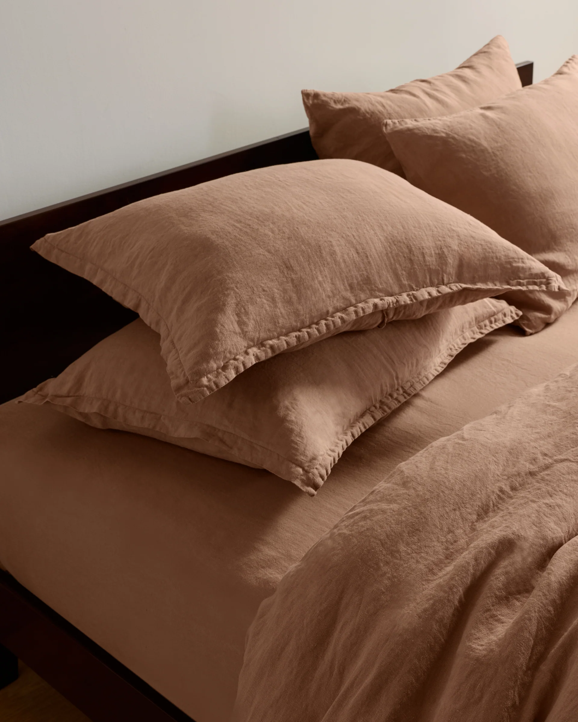Linen Sham Set (Adobe) - Image 5