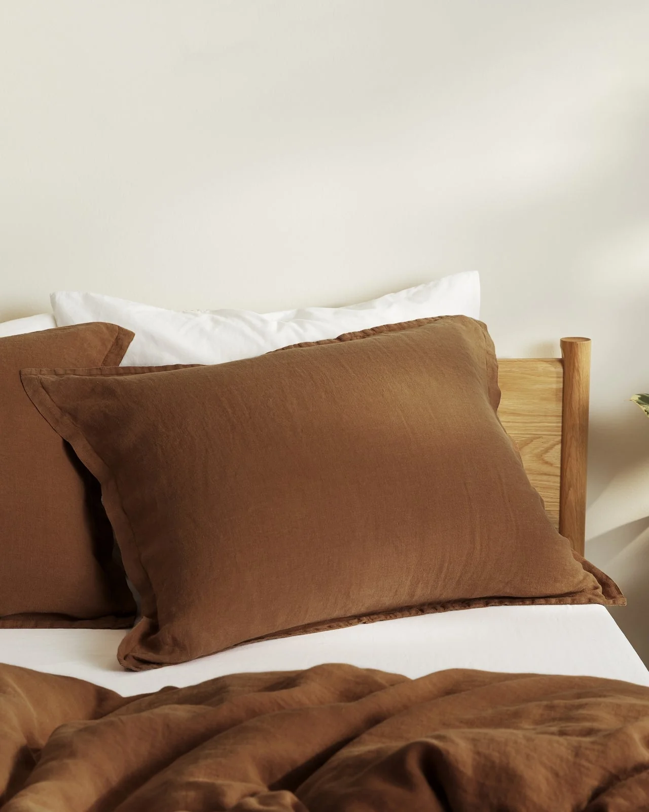 Linen Sham Set (Tobacco) - Image 2