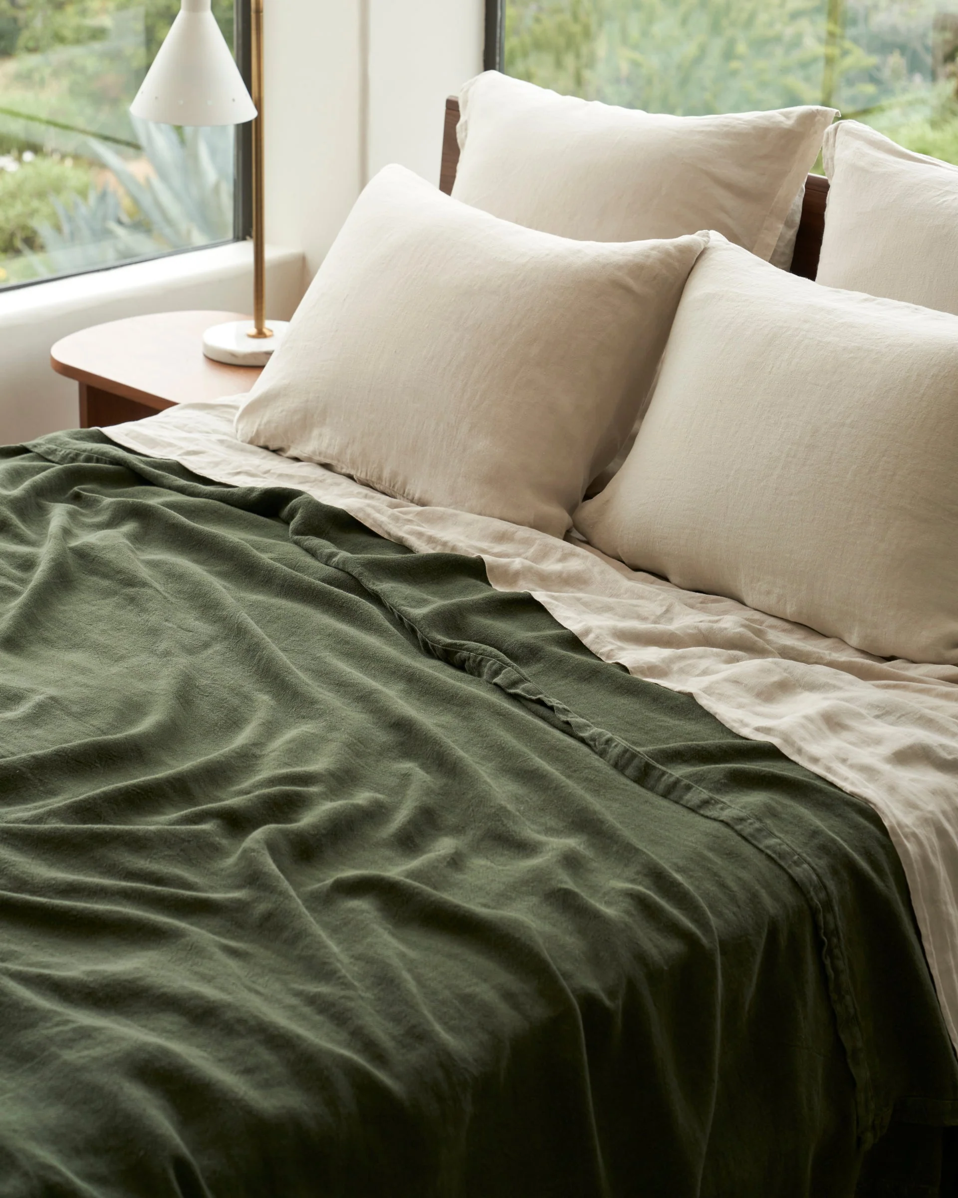 Linen Sheet Set - Bone F/Q - Image 4