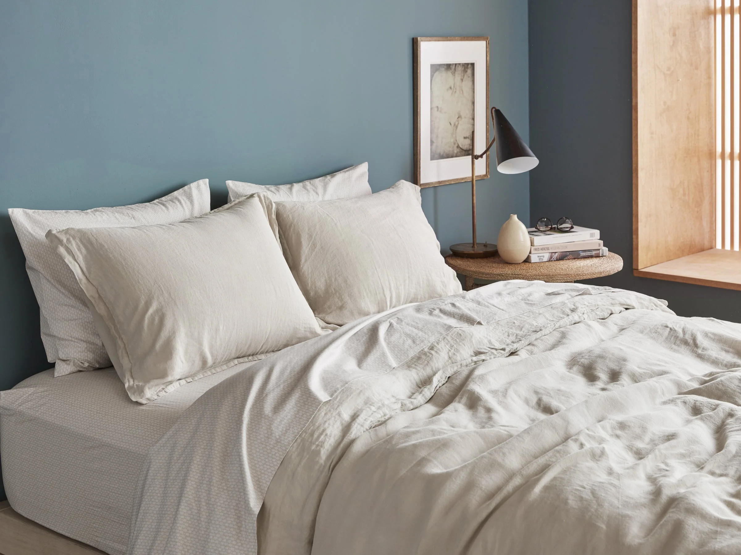 Linen Sheet Set - Bone K/CK - Image 5