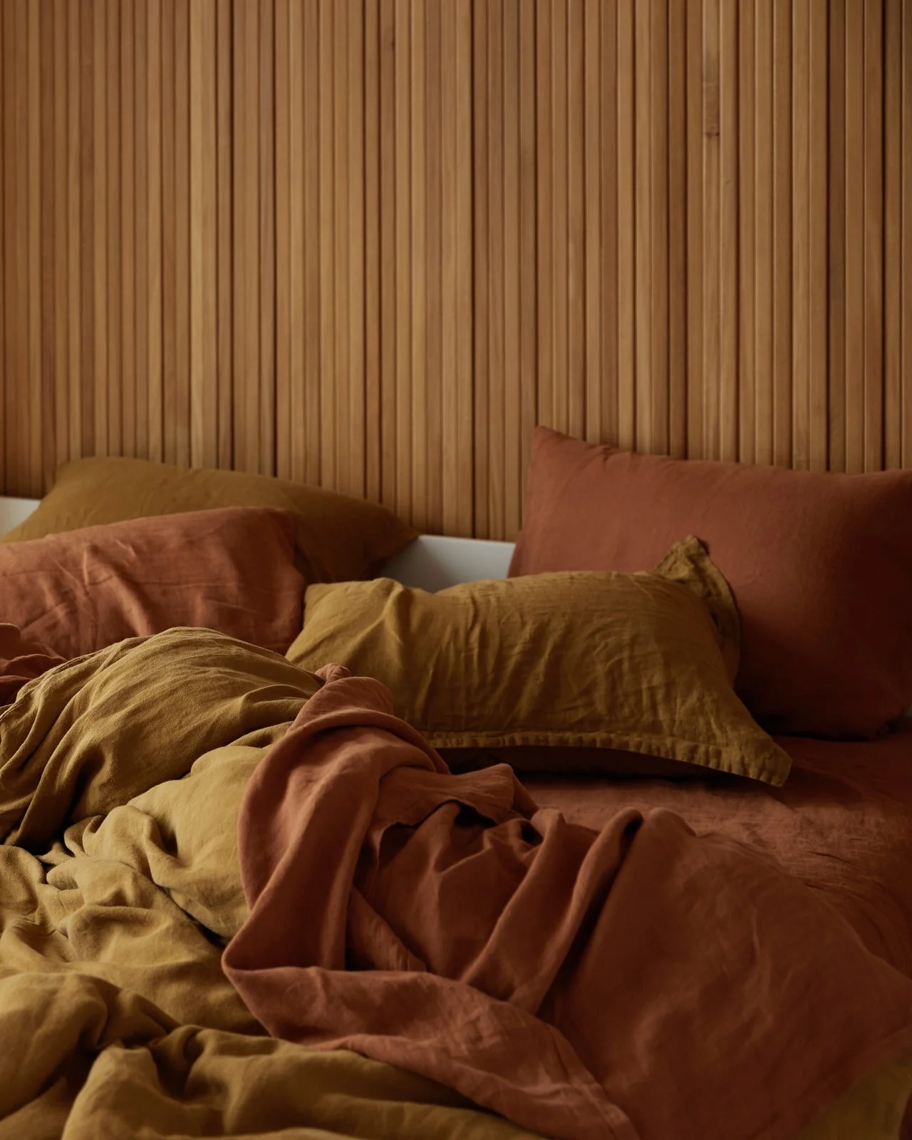Linen Sheet Set - Tobacco F/Q - Image 2