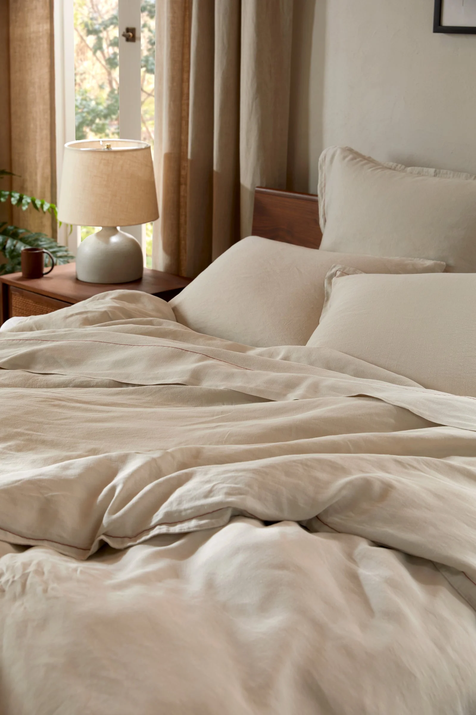Linen Tencel Bundle - Bone with Canyon F/Q - Image 2