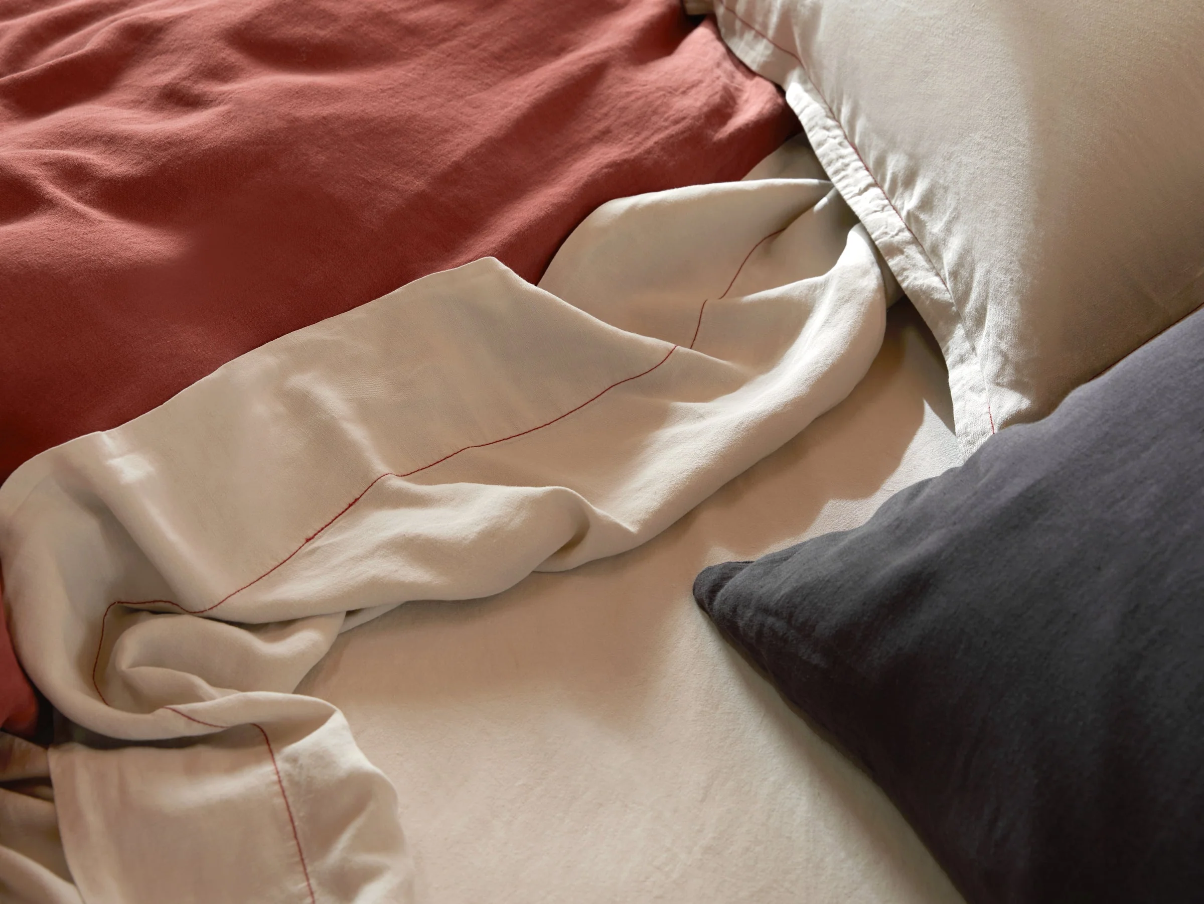 Linen Tencel Bundle - Bone with Canyon K/CK - Image 4