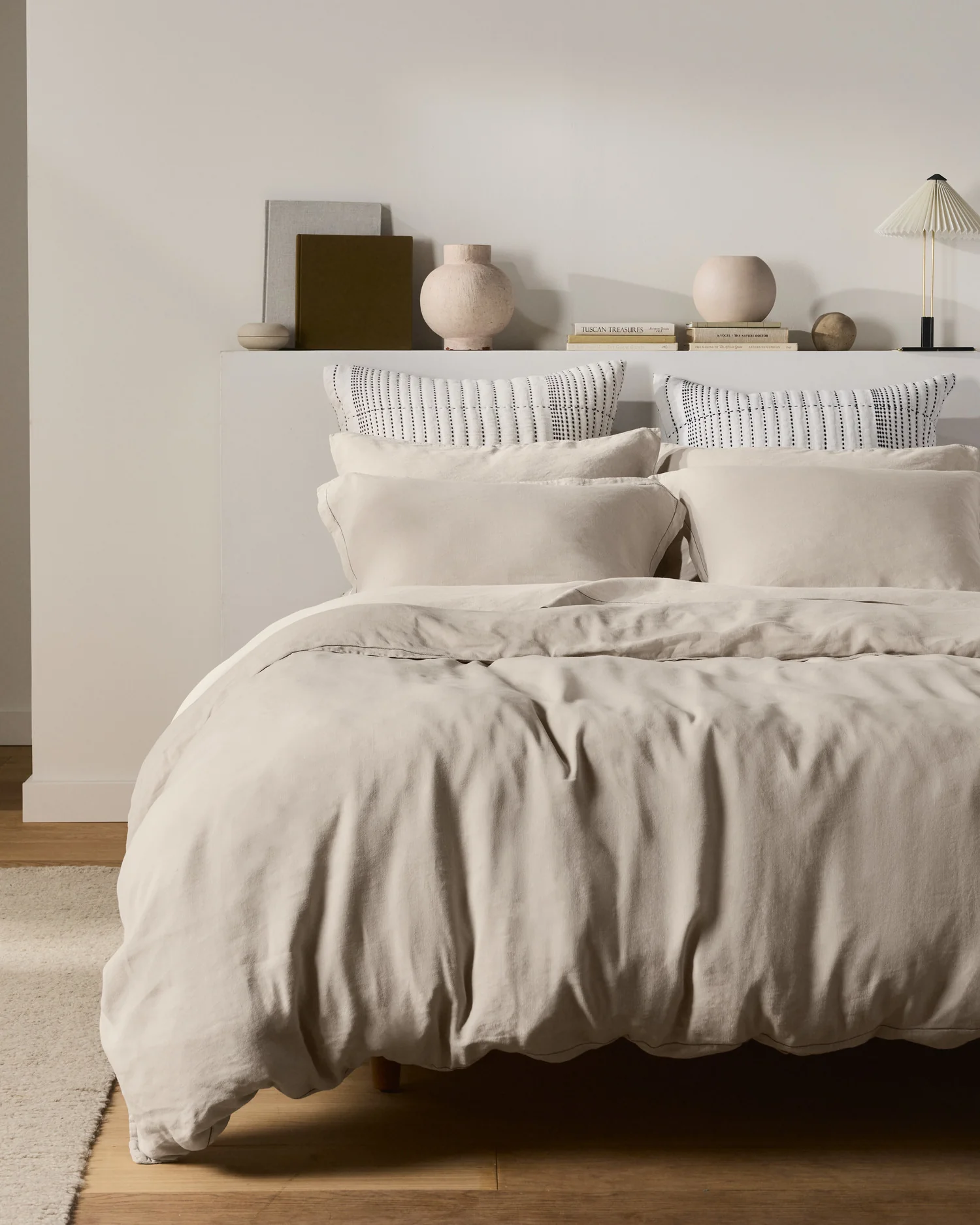 Linen Tencel Sham Set (Bone) - Image 4