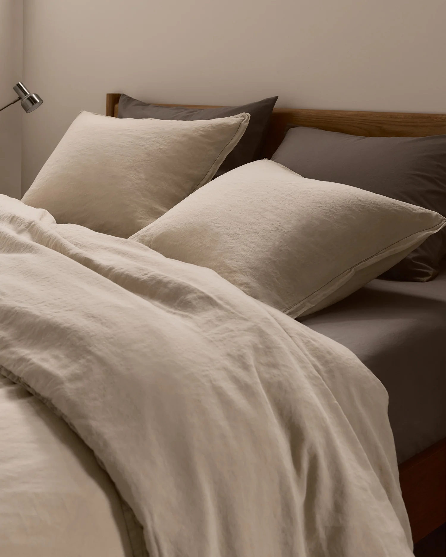Linen Tencel Sham Set (Bone) - Image 5