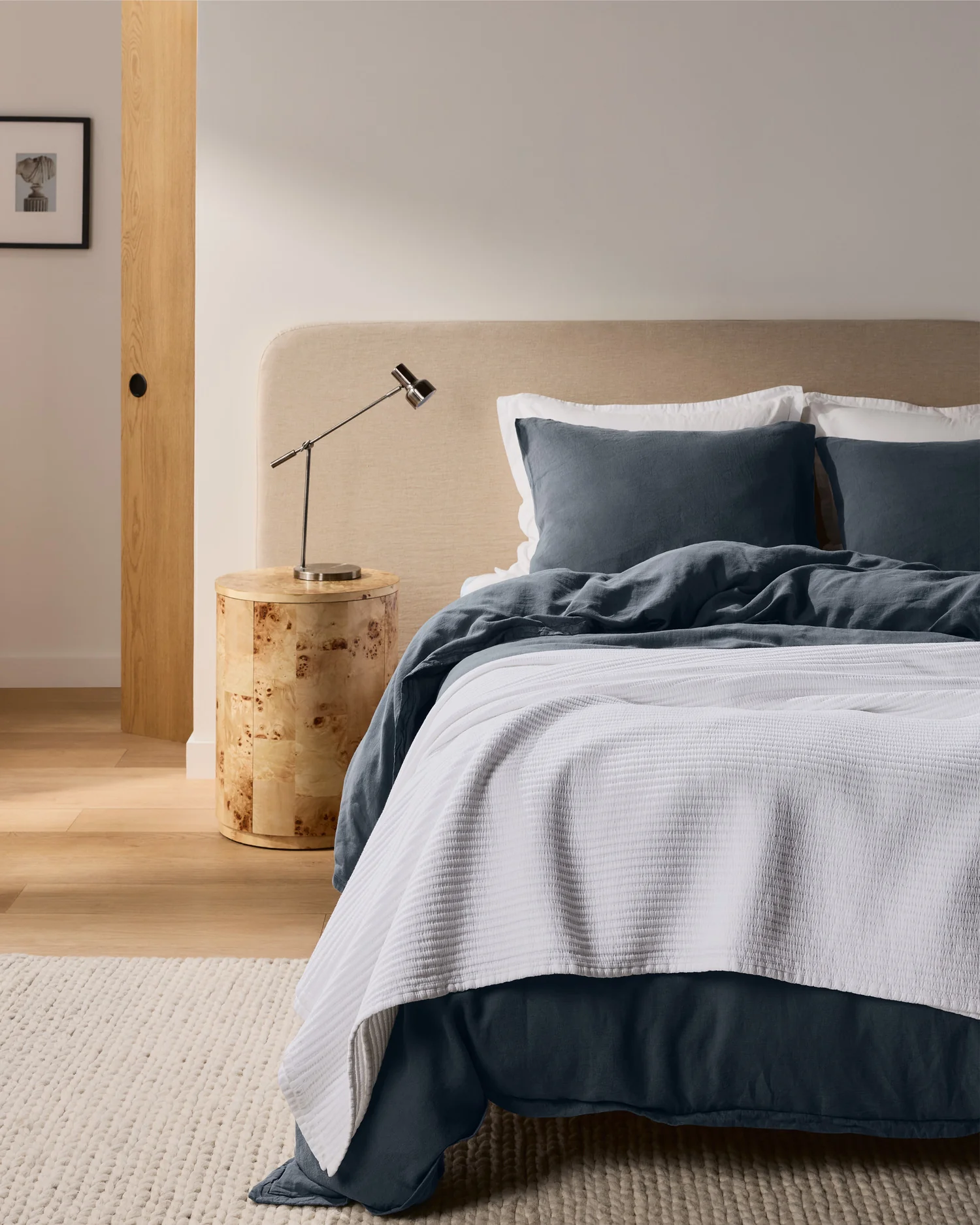 Linen Tencel Pillowcase Set (Dusk) - Image 4