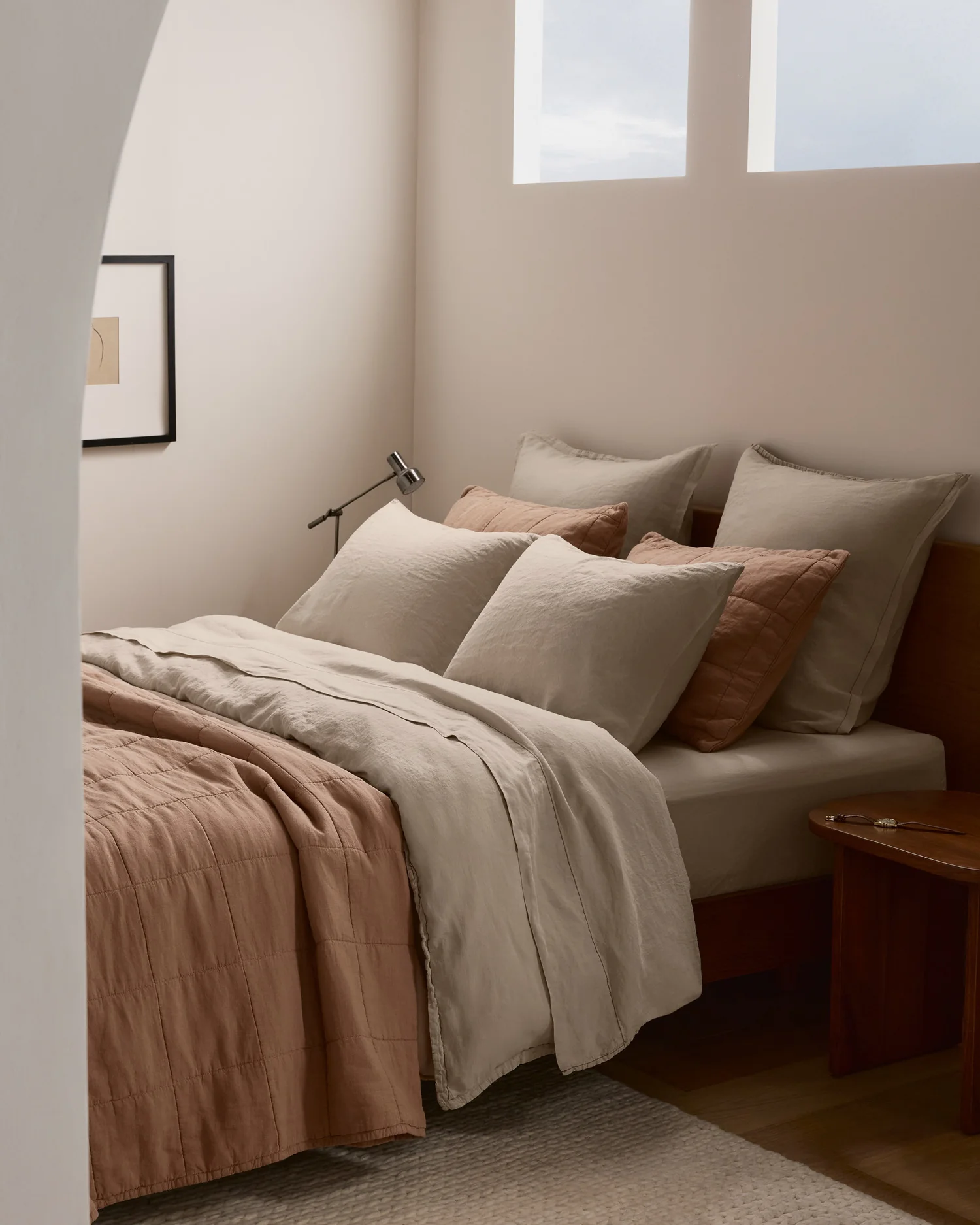 Linen Tencel Top Sheet (Bone) - Image 5
