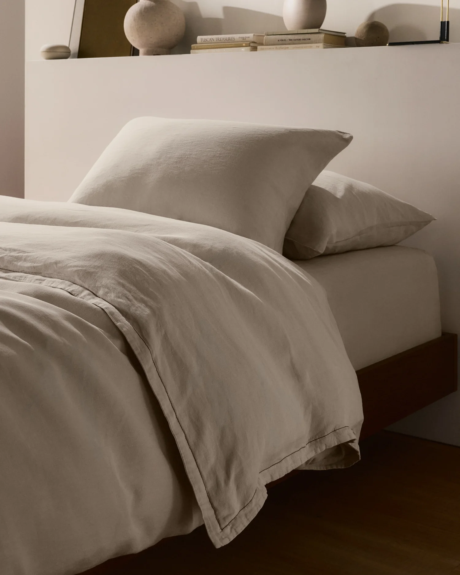 Linen Tencel Venice Set - Bone F/Q - Image 2