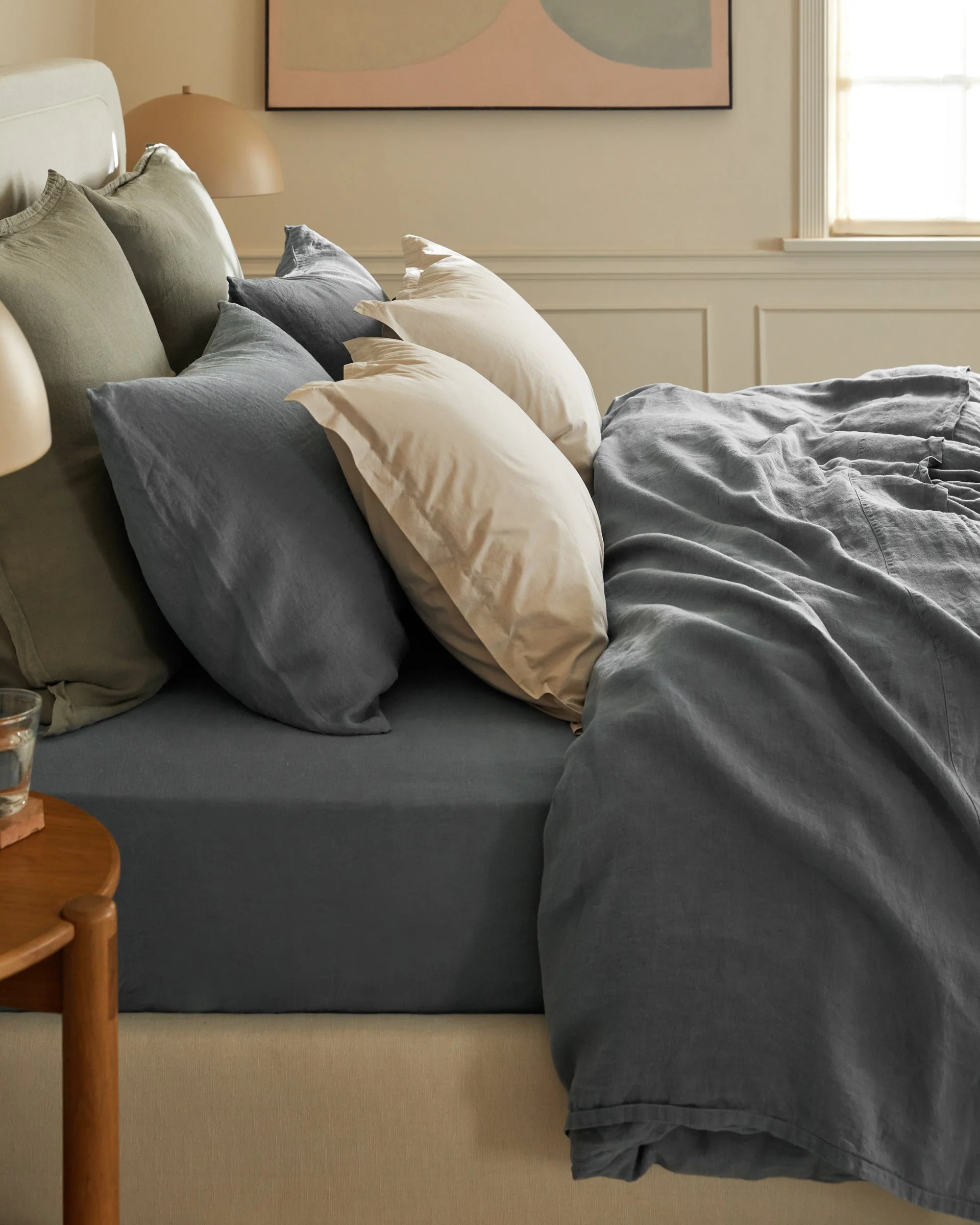 Linen Top Sheet - Dusk - Image 2