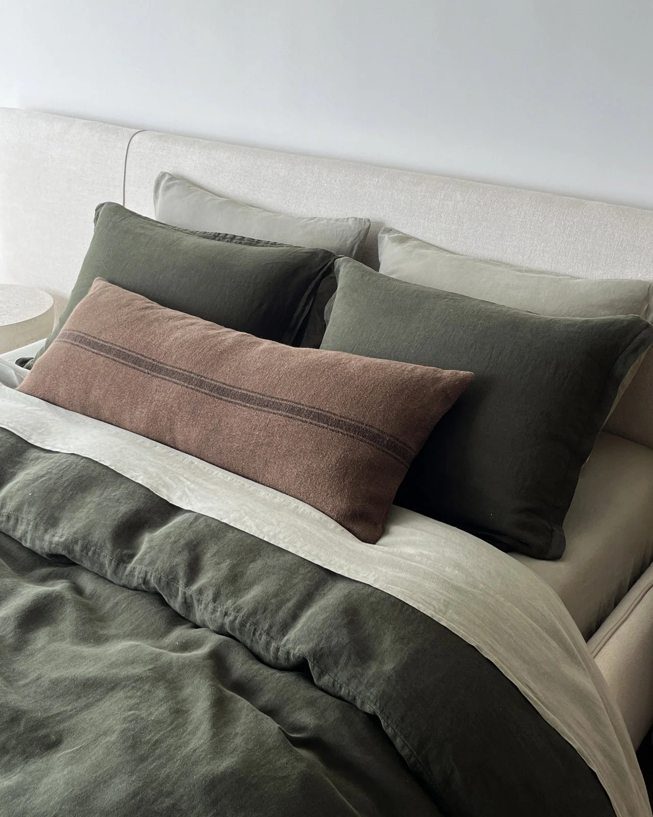 Linen Venice Set - Evergreen K/CK - Image 2