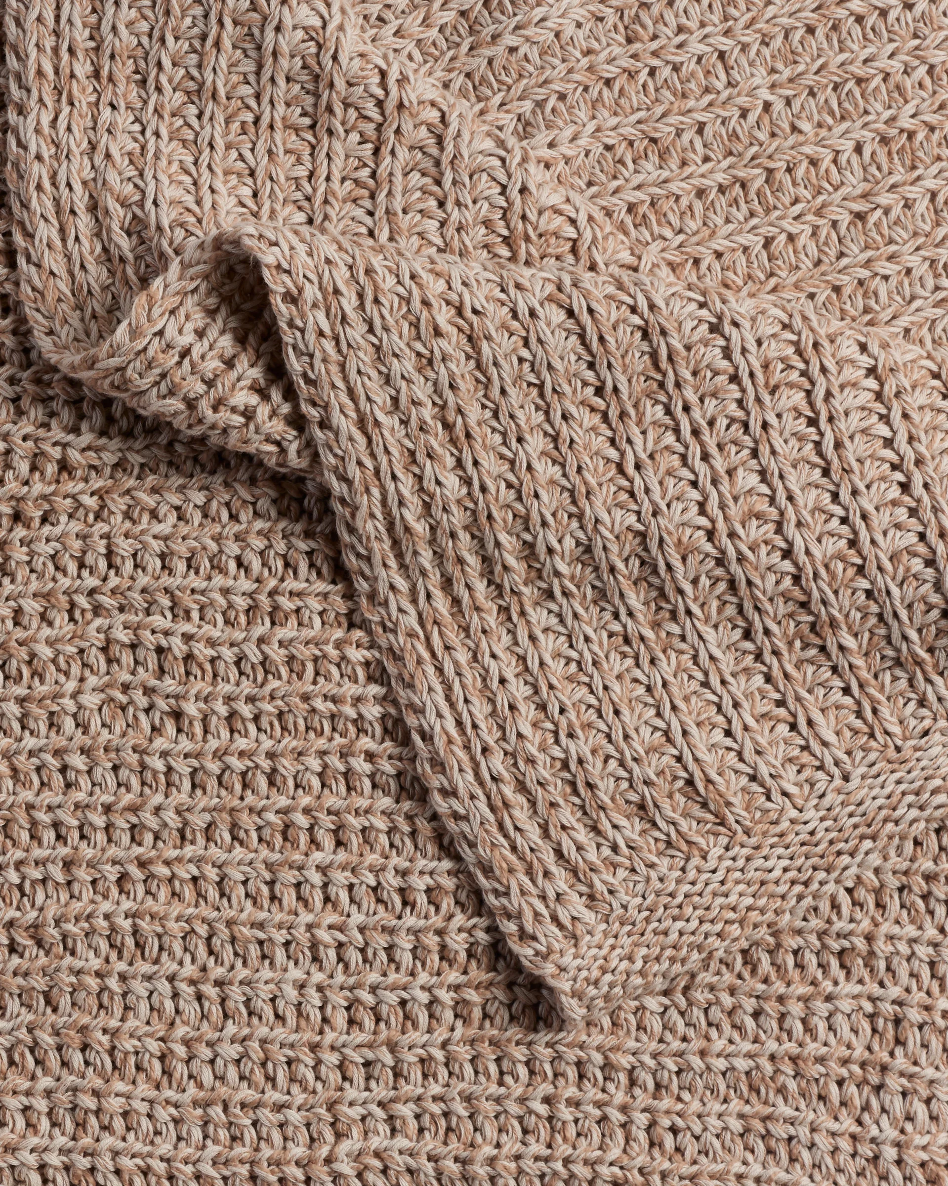 Marled Cotton Throw (Adobe) - Image 3