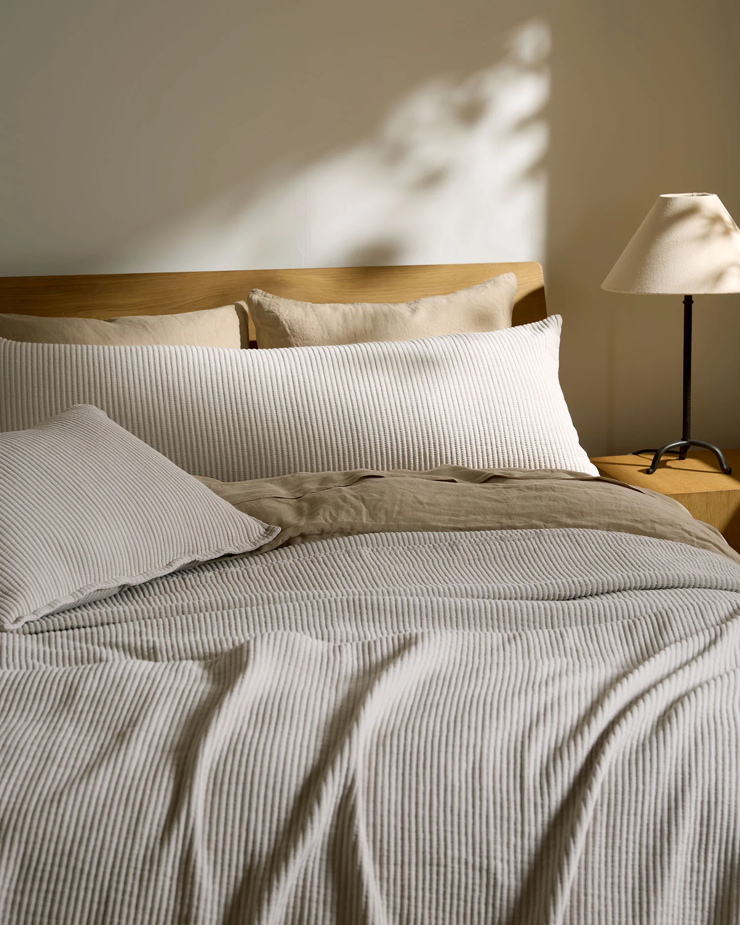 Matelasse Body Pillow Cover (Bone) - Image 2