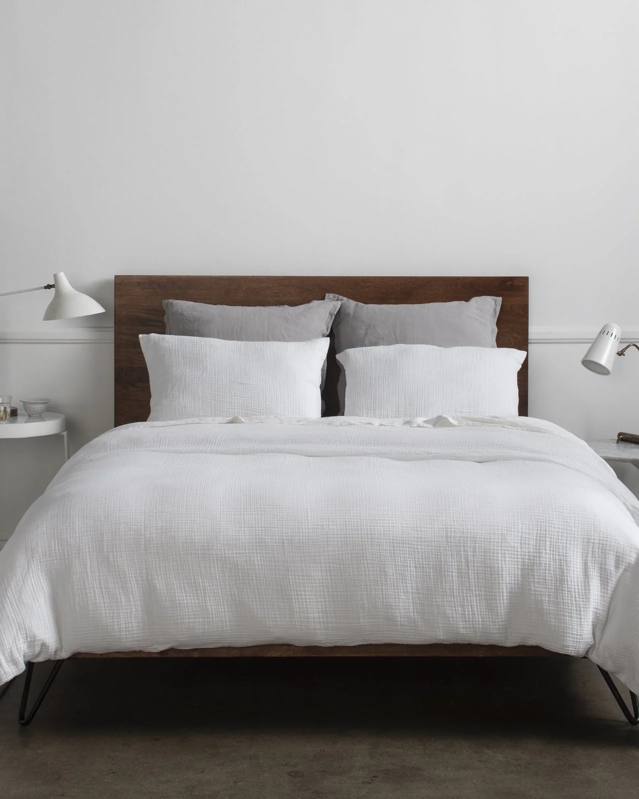 Organic Cloud Cotton Duvet Cover Set - FINAL SALE (White) - Image 2