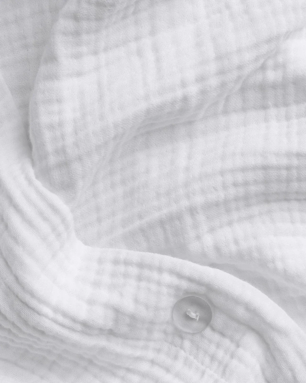 Organic Cloud Cotton Duvet Cover Set - FINAL SALE (White) - Image 3