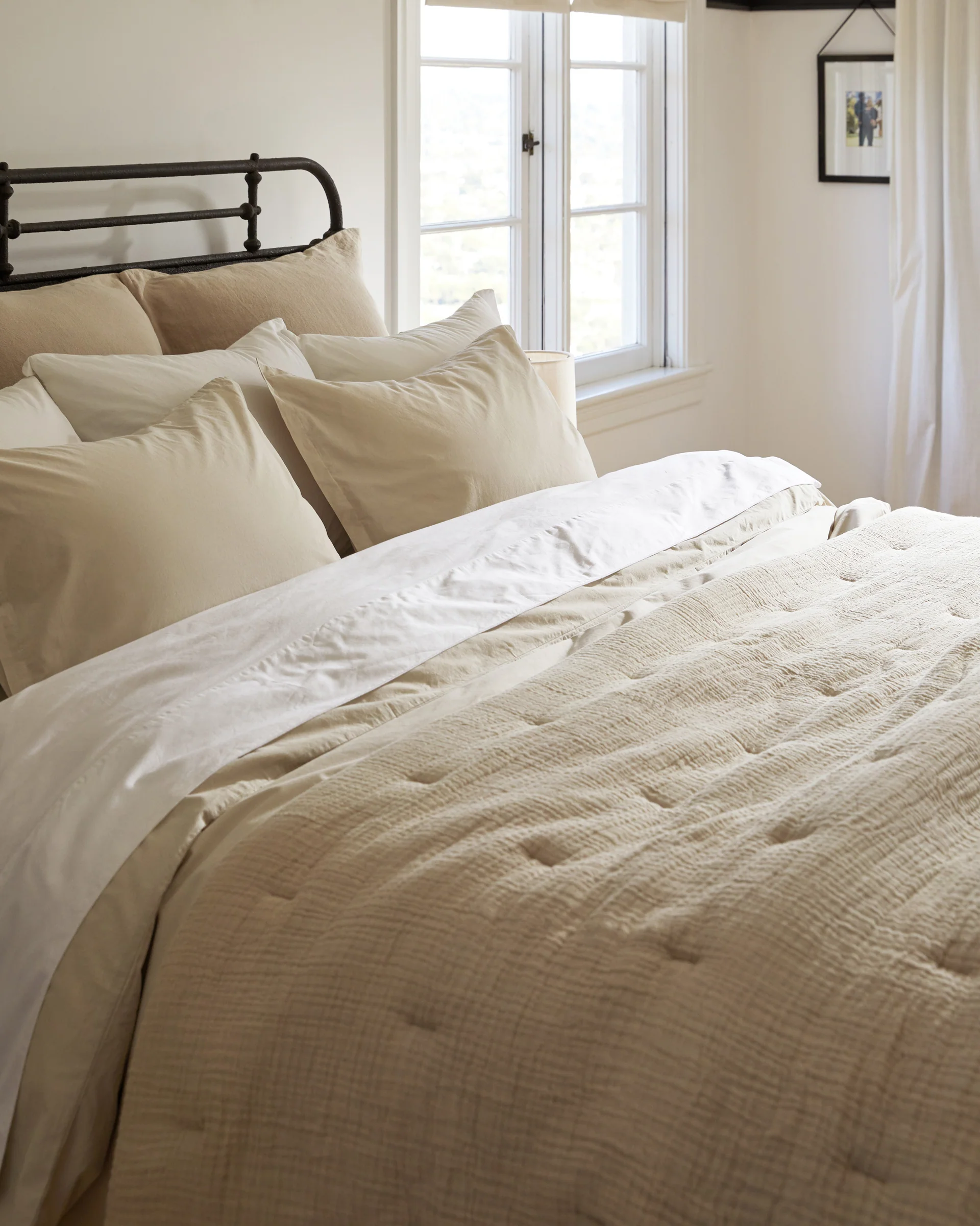 Organic Cloud Cotton Quilt (Bone) - Image 2