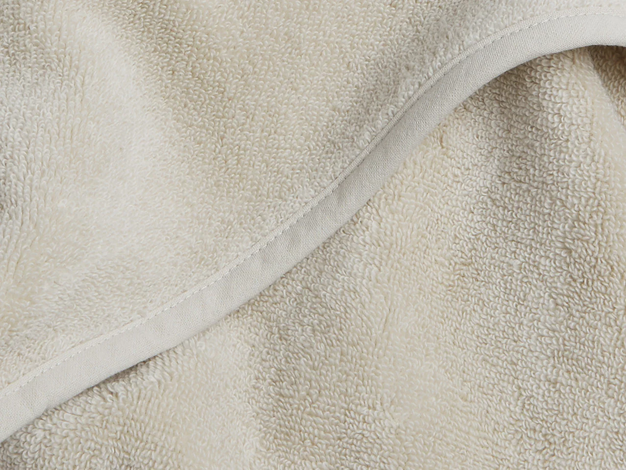 Organic Hooded Baby Towel - FINAL SALE (Natural) - Image 3