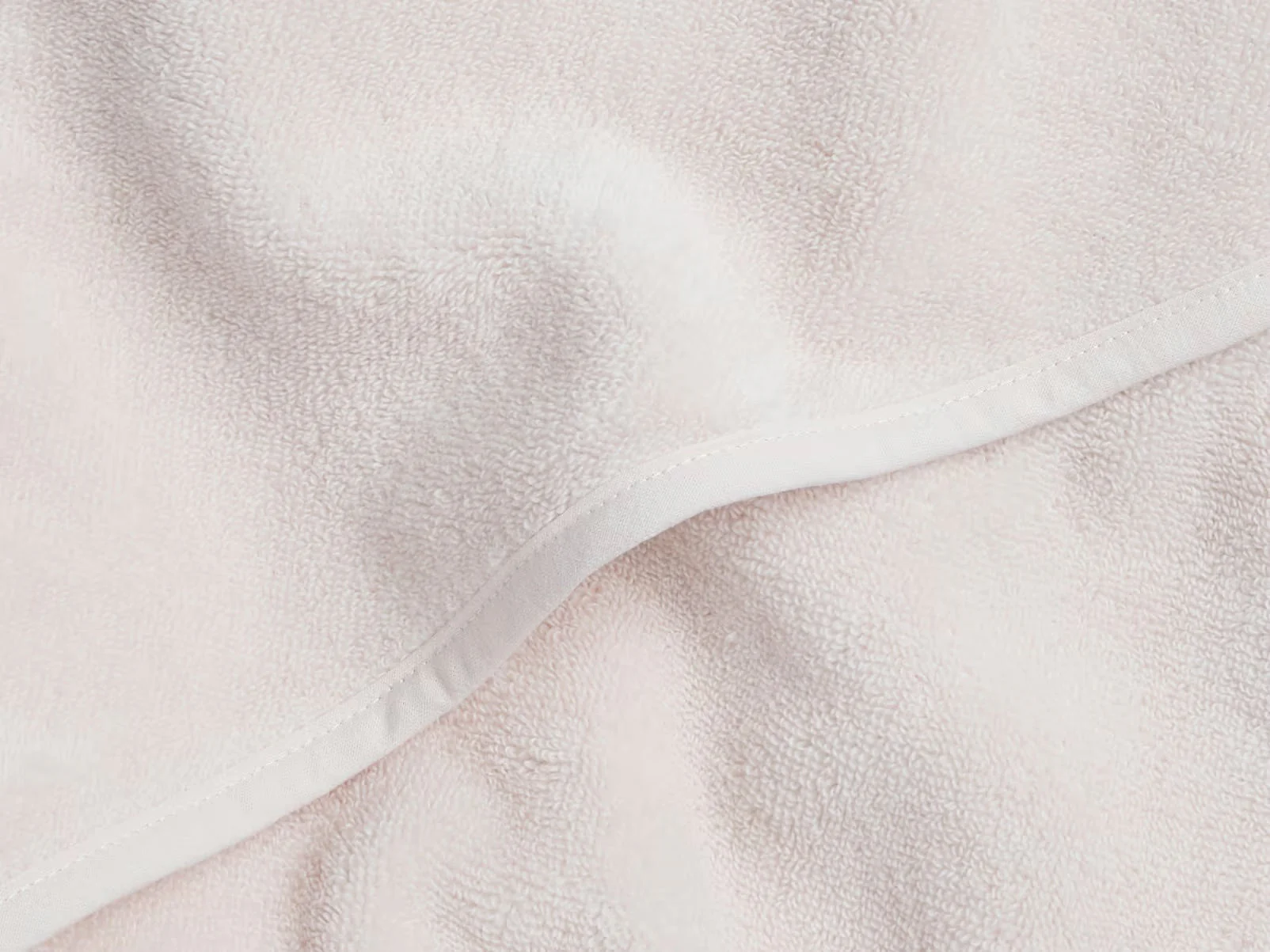 Organic Hooded Toddler Towel - FINAL SALE (Blush) - Image 3
